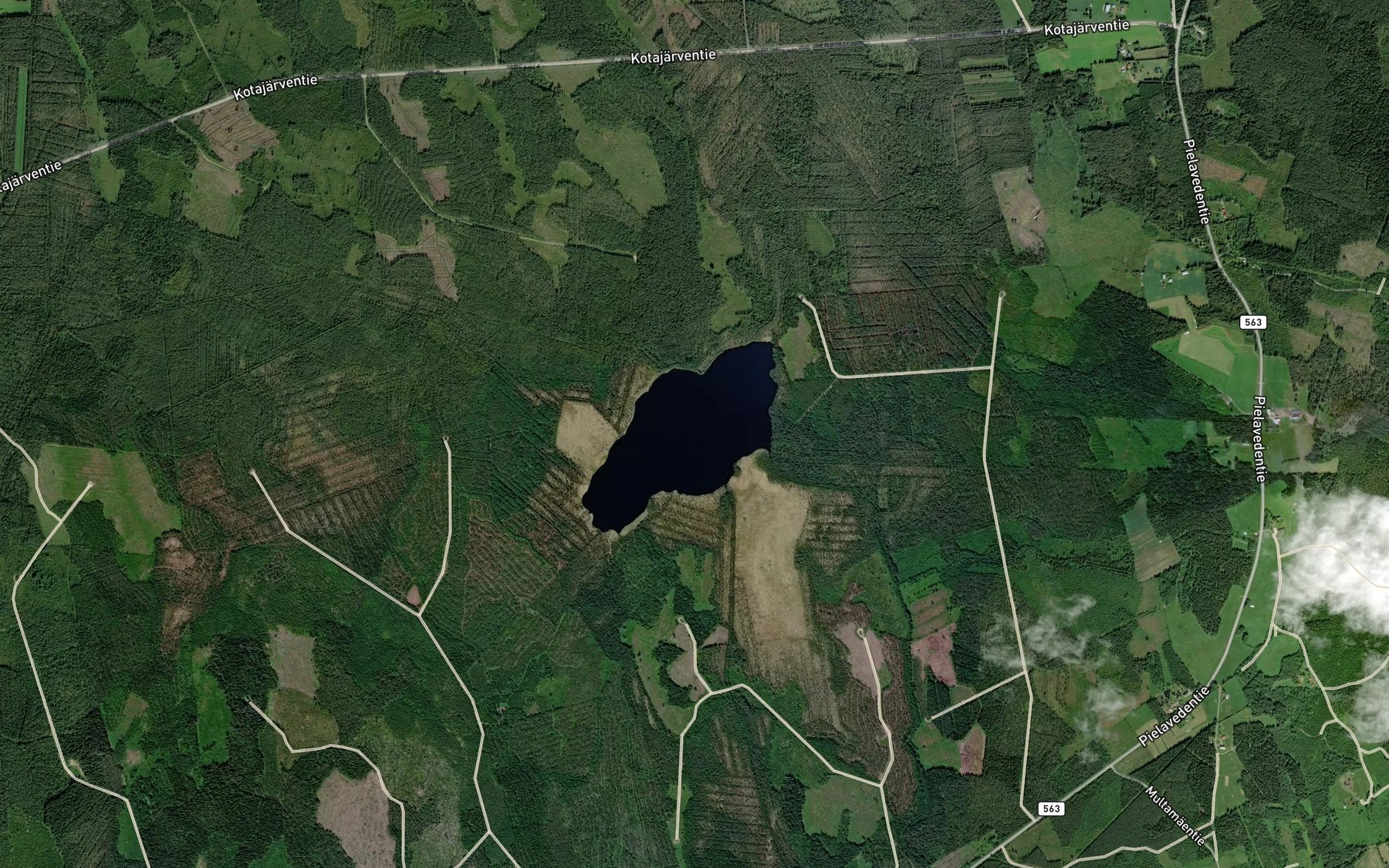 Satellite map of the Kenkajarvi