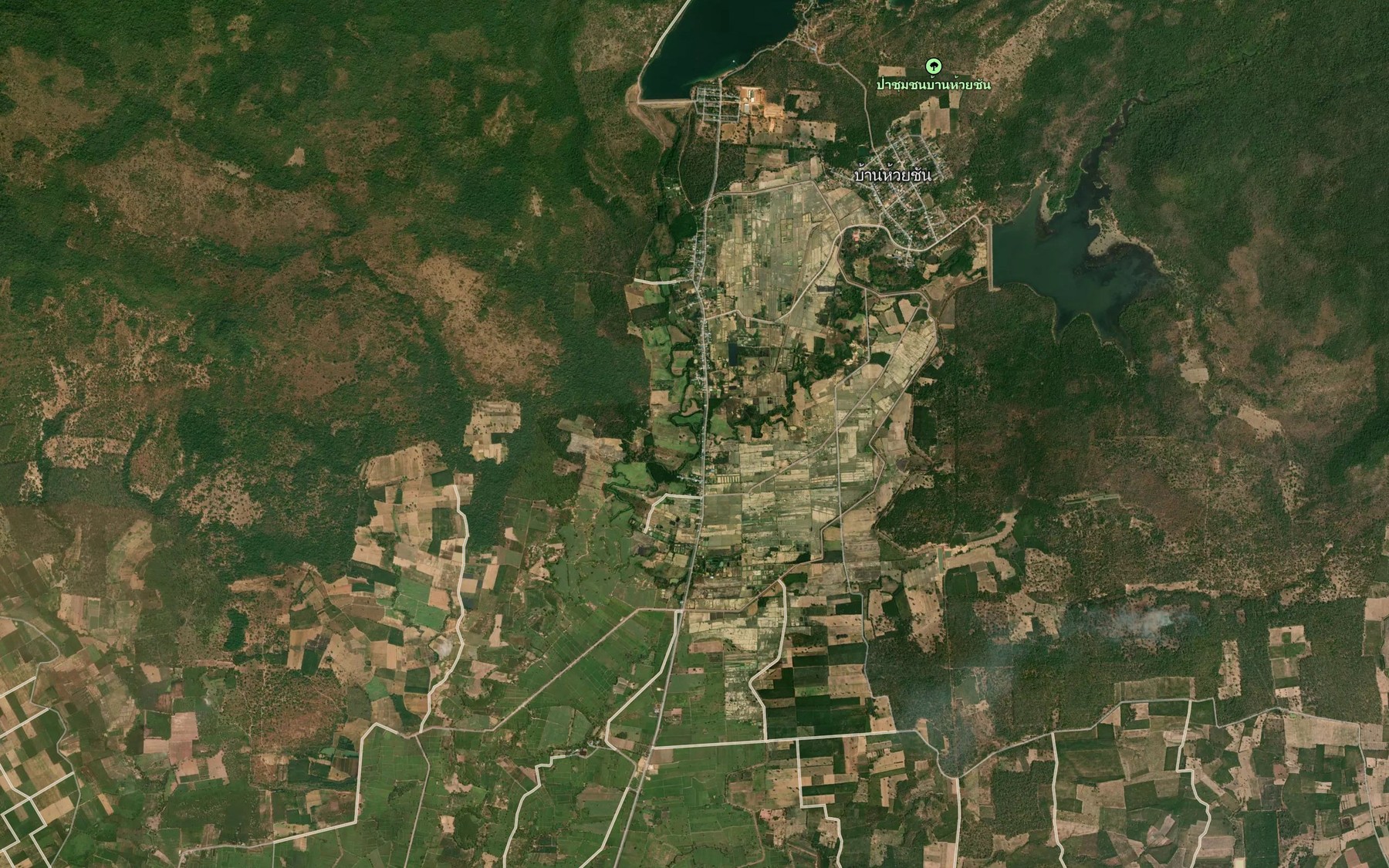 Satellite map of the Huai Chan