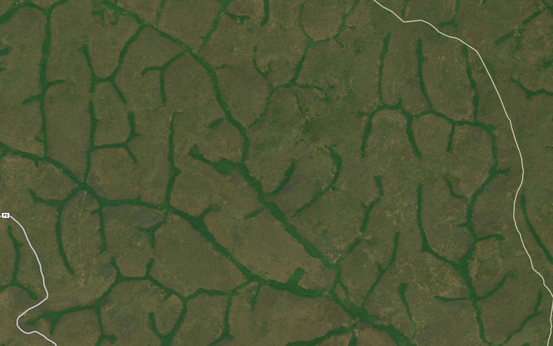 Satellite map of the Libibi