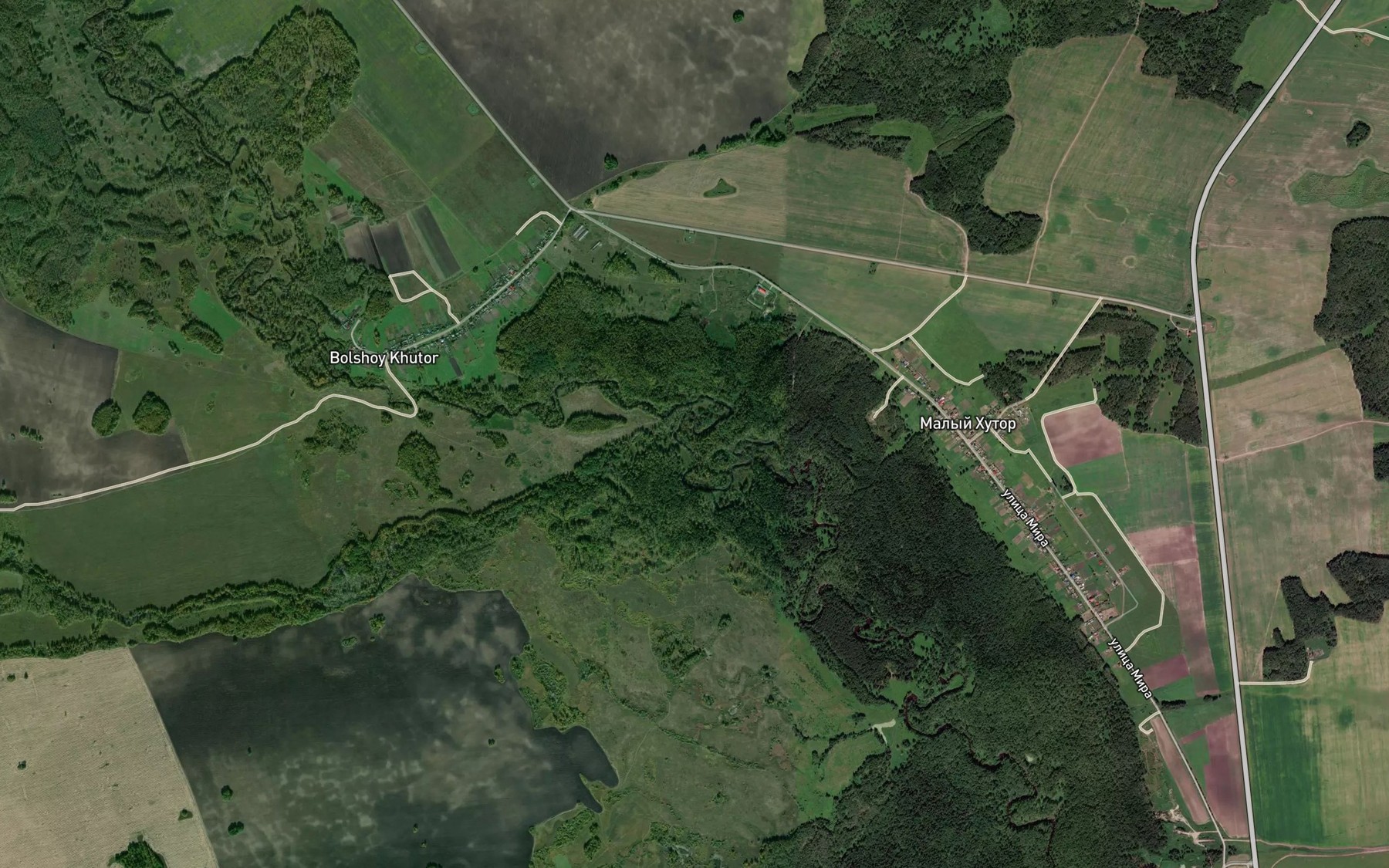 Satellite map of the Boltan