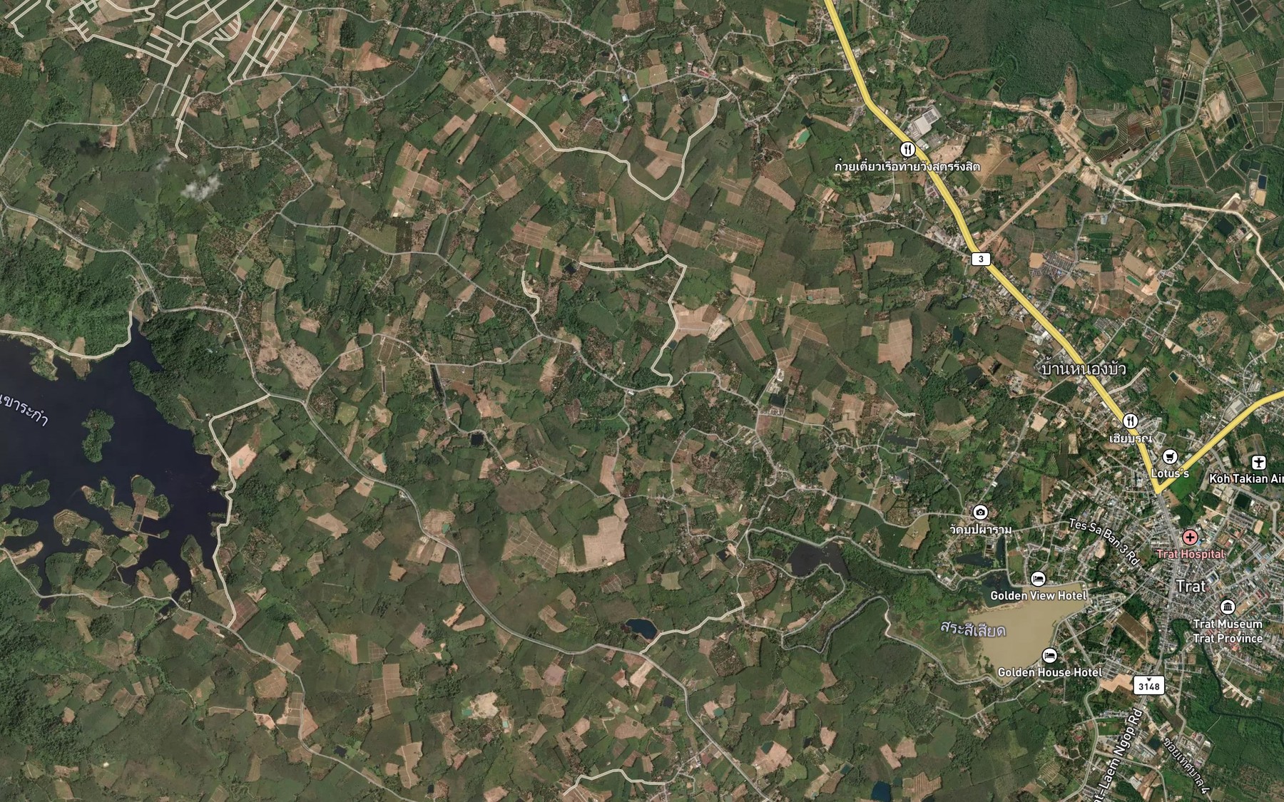 Satellite map of the Khlong Mai Chi