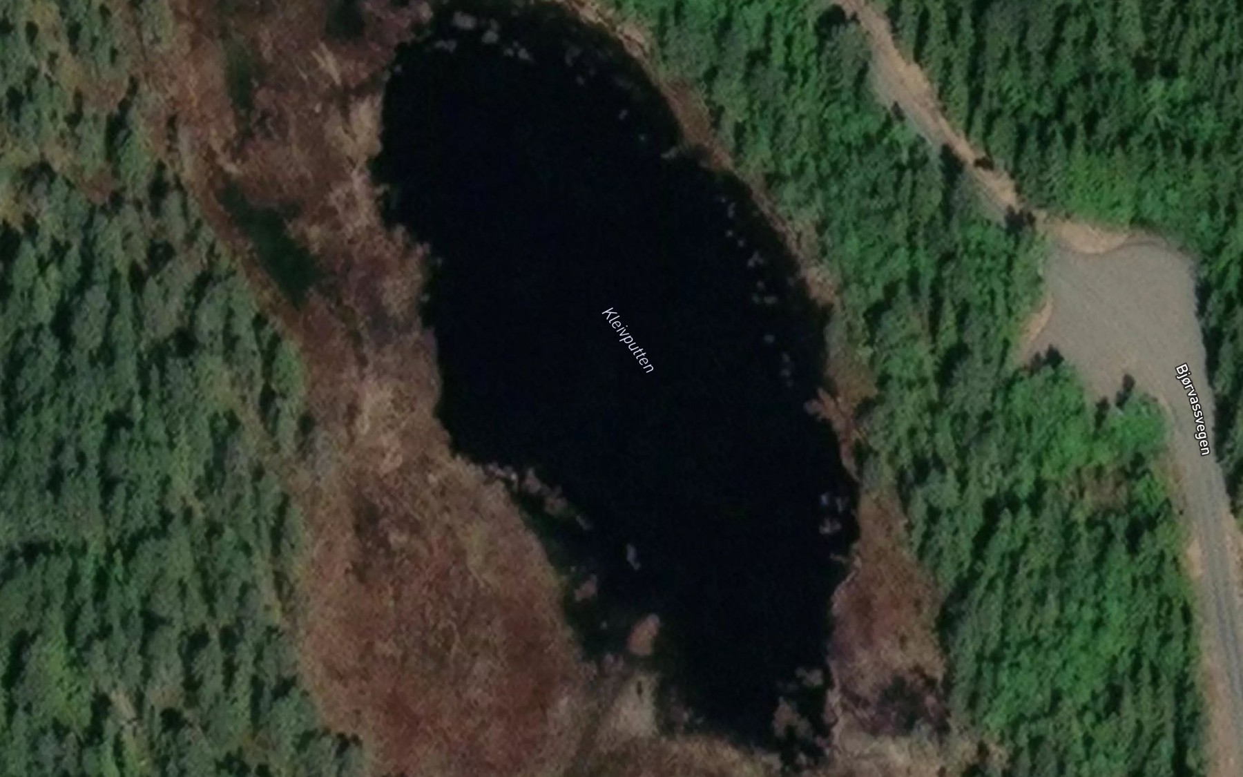 Satellite map of the Kleivputten