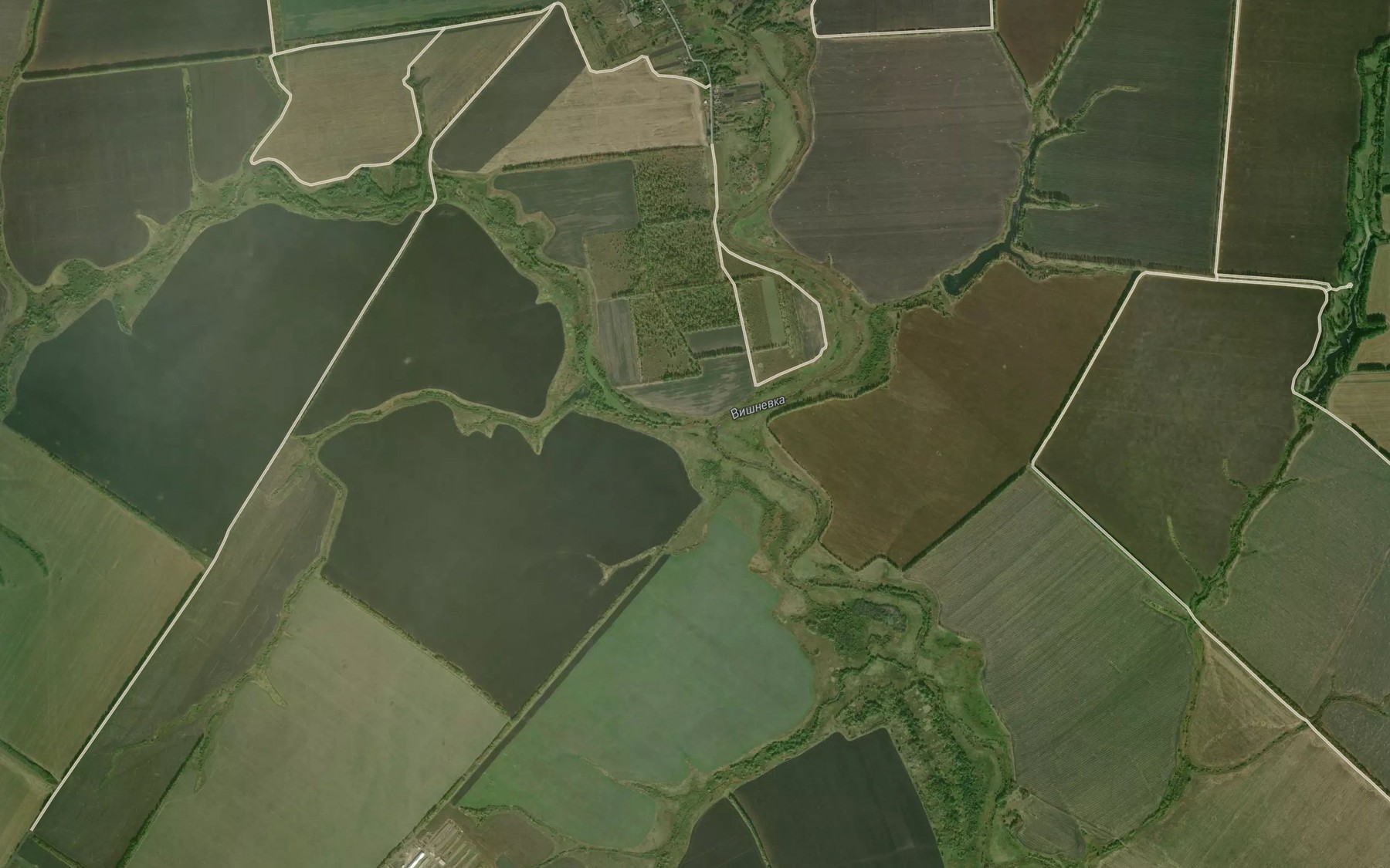 Satellite map of the Rzhavets