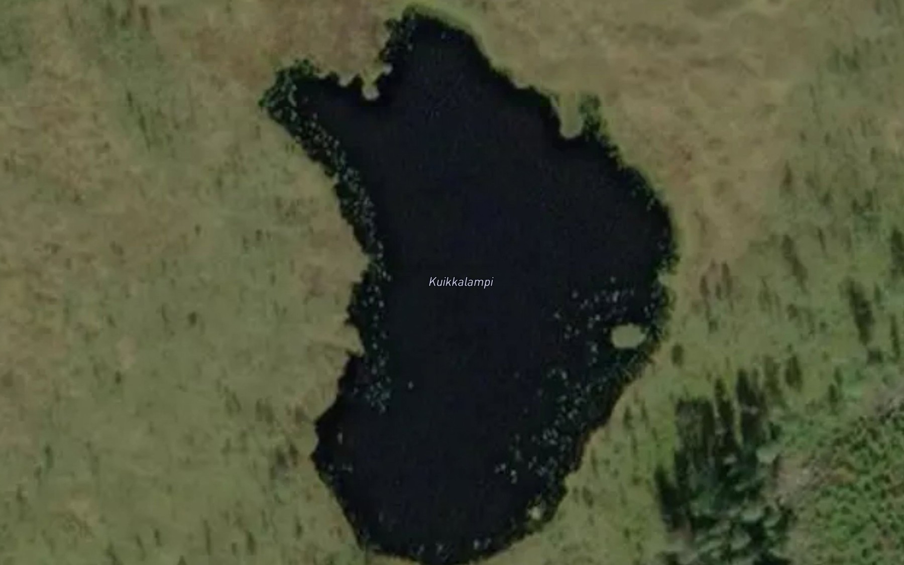 Satellite map of the Kuikkalammit