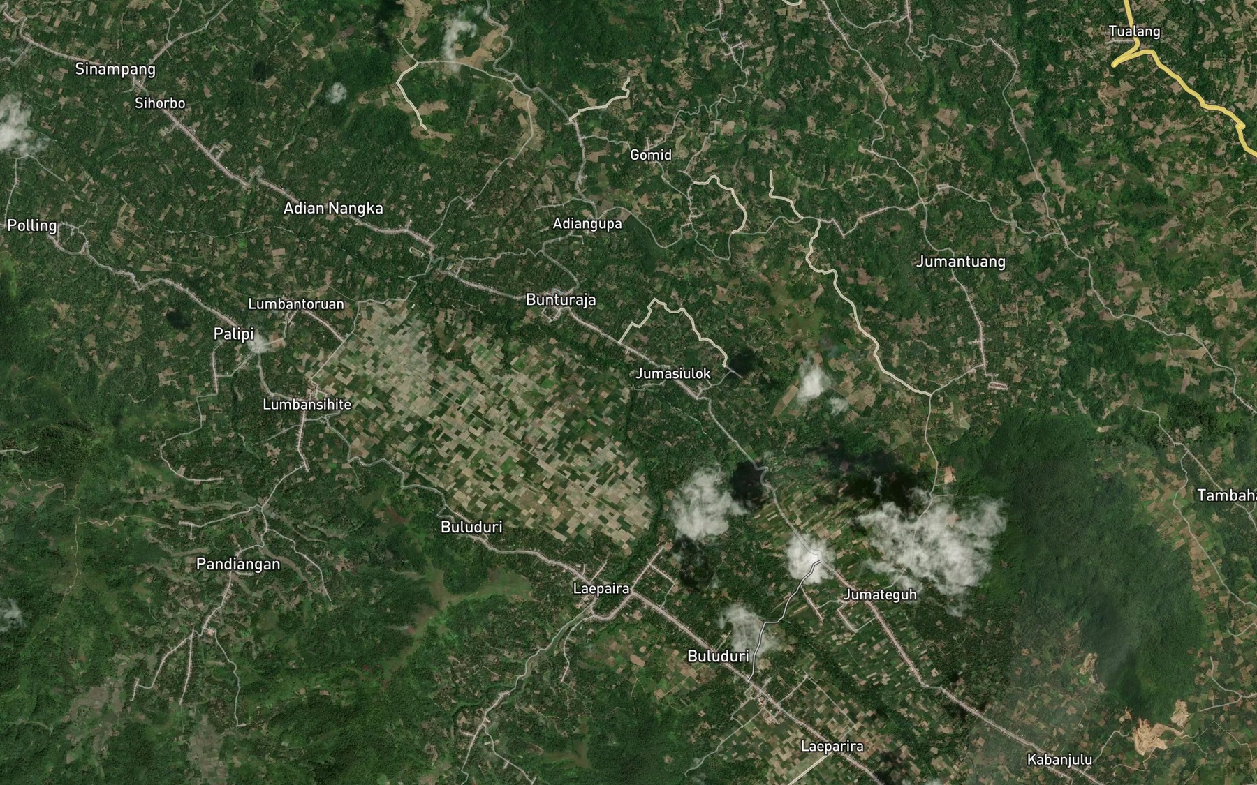 Satellite map of the Lae Sigelang