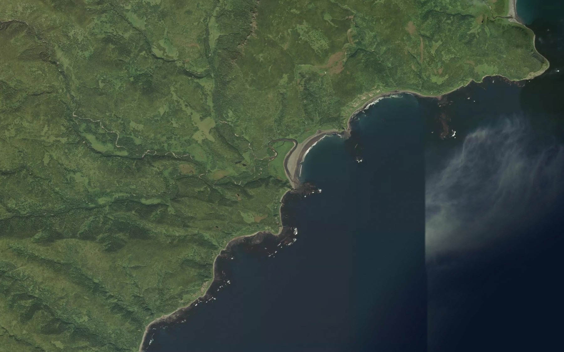 Satellite map of the Utinaya