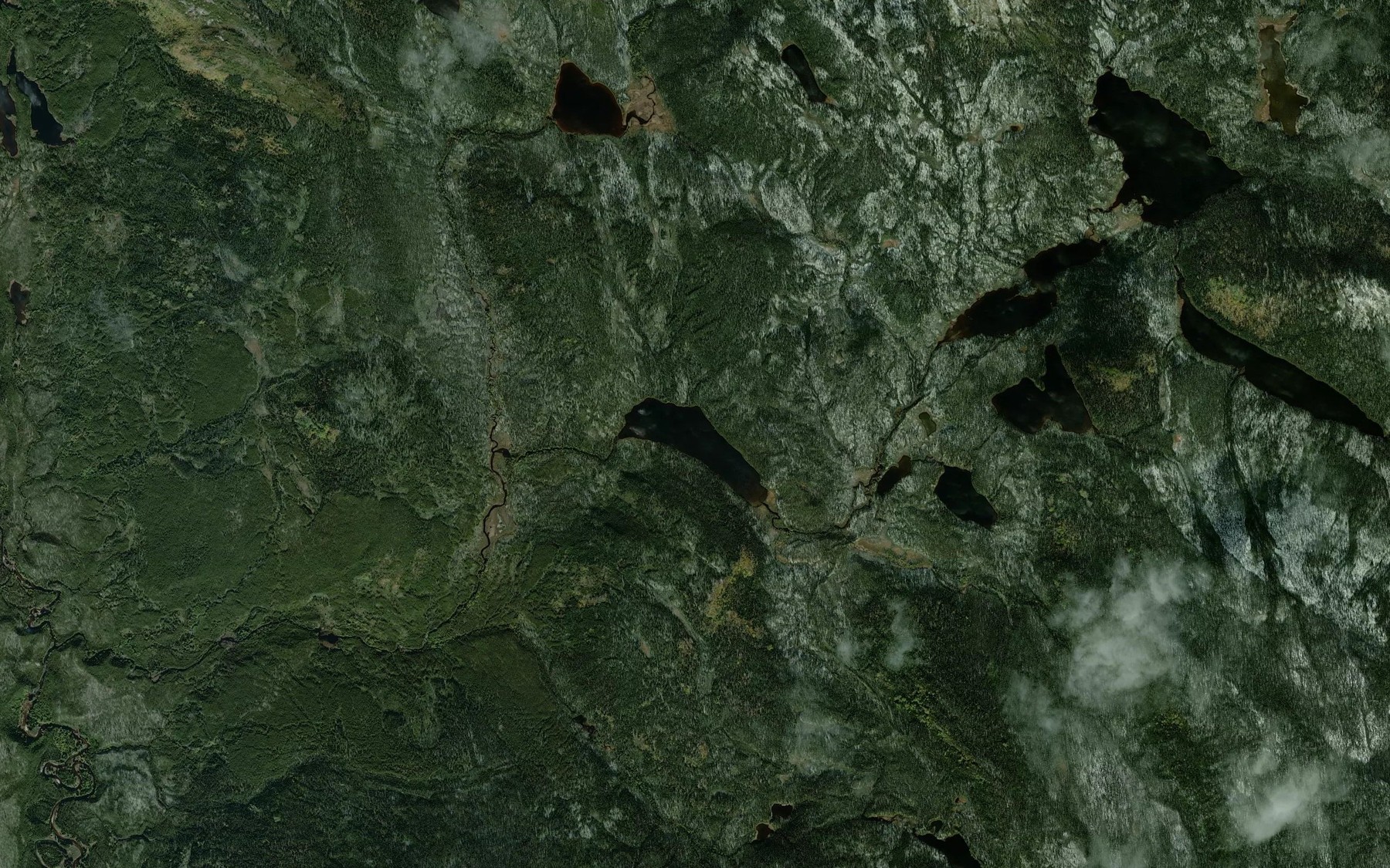 Satellite map of the Lac de la Claque