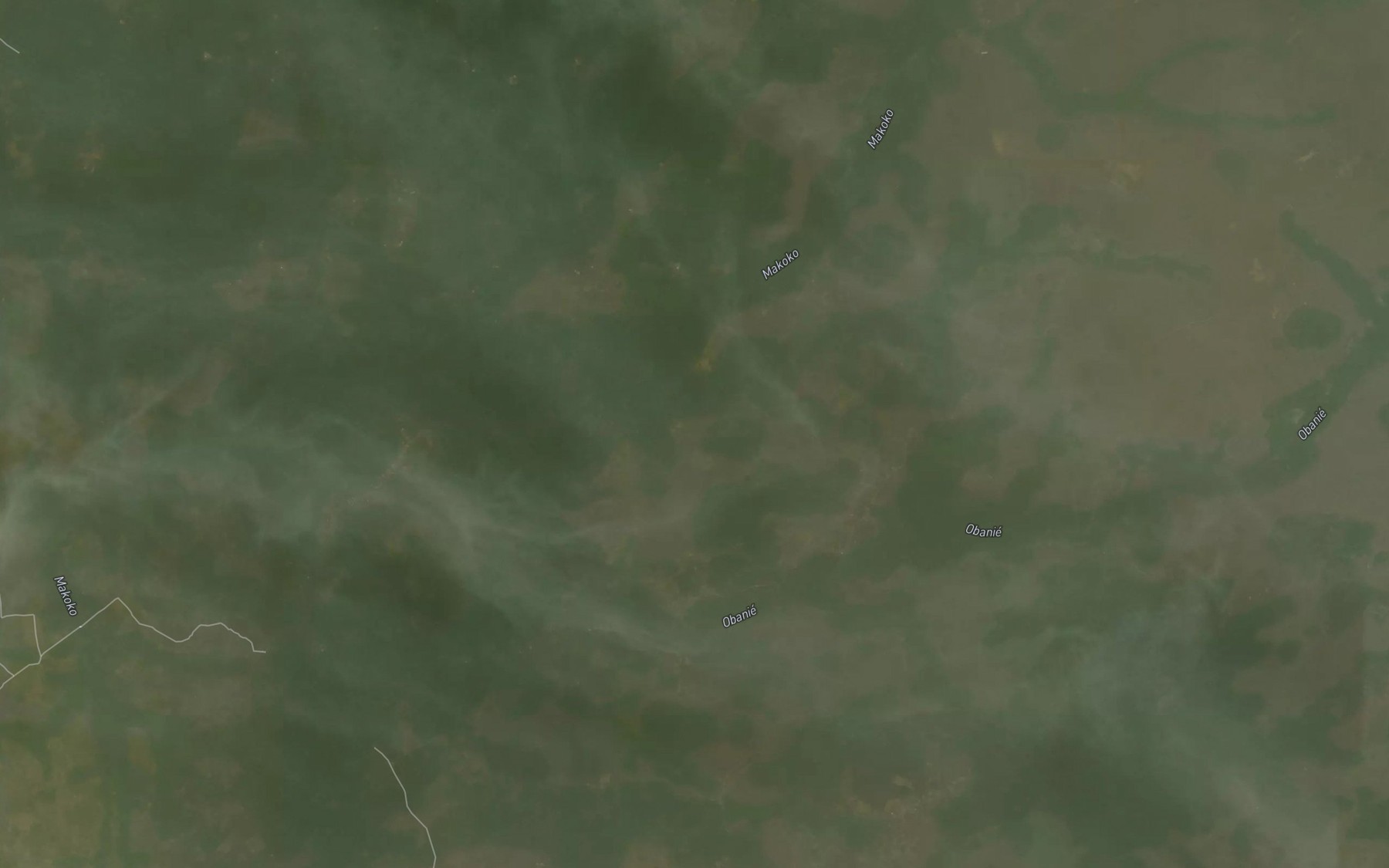 Satellite map of the Manbonge