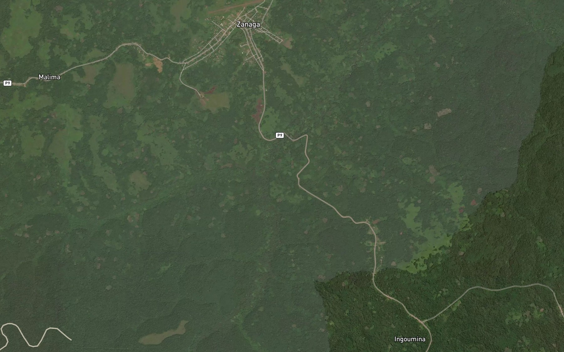 Satellite map of the Moutsoinzoka