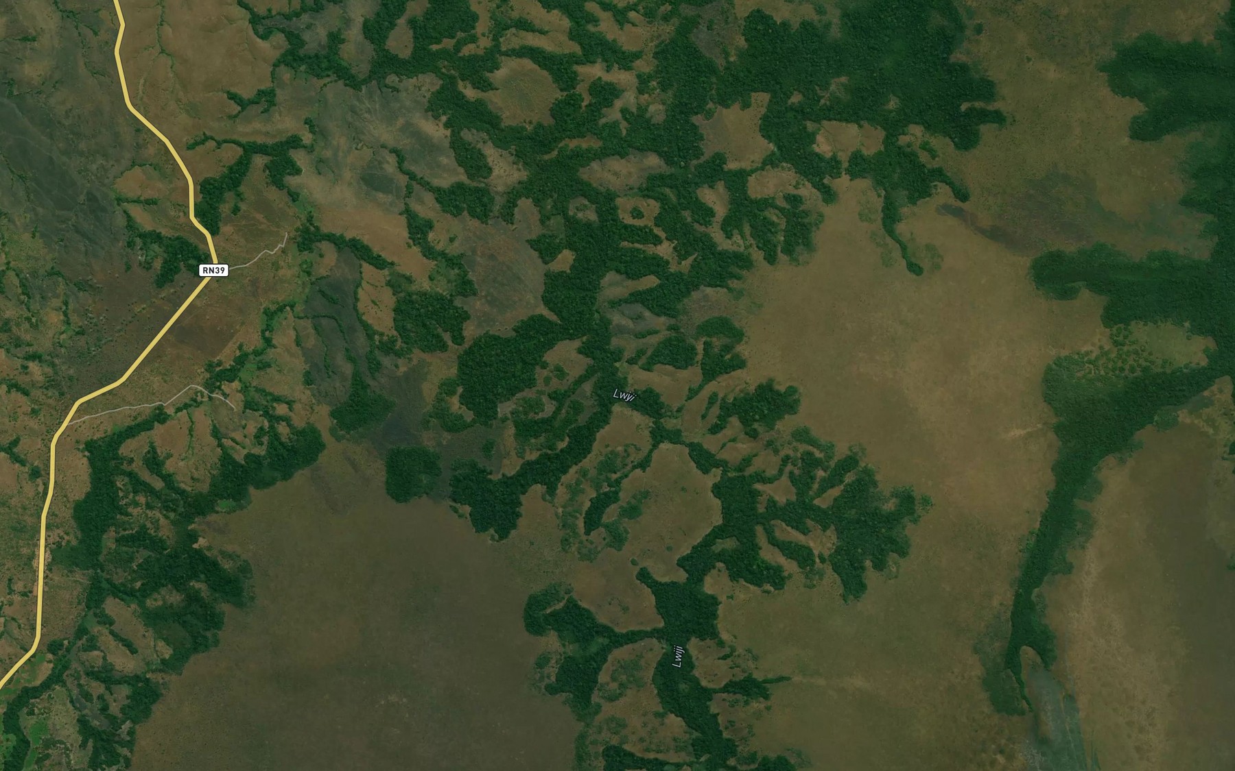 Satellite map of the Ilambo