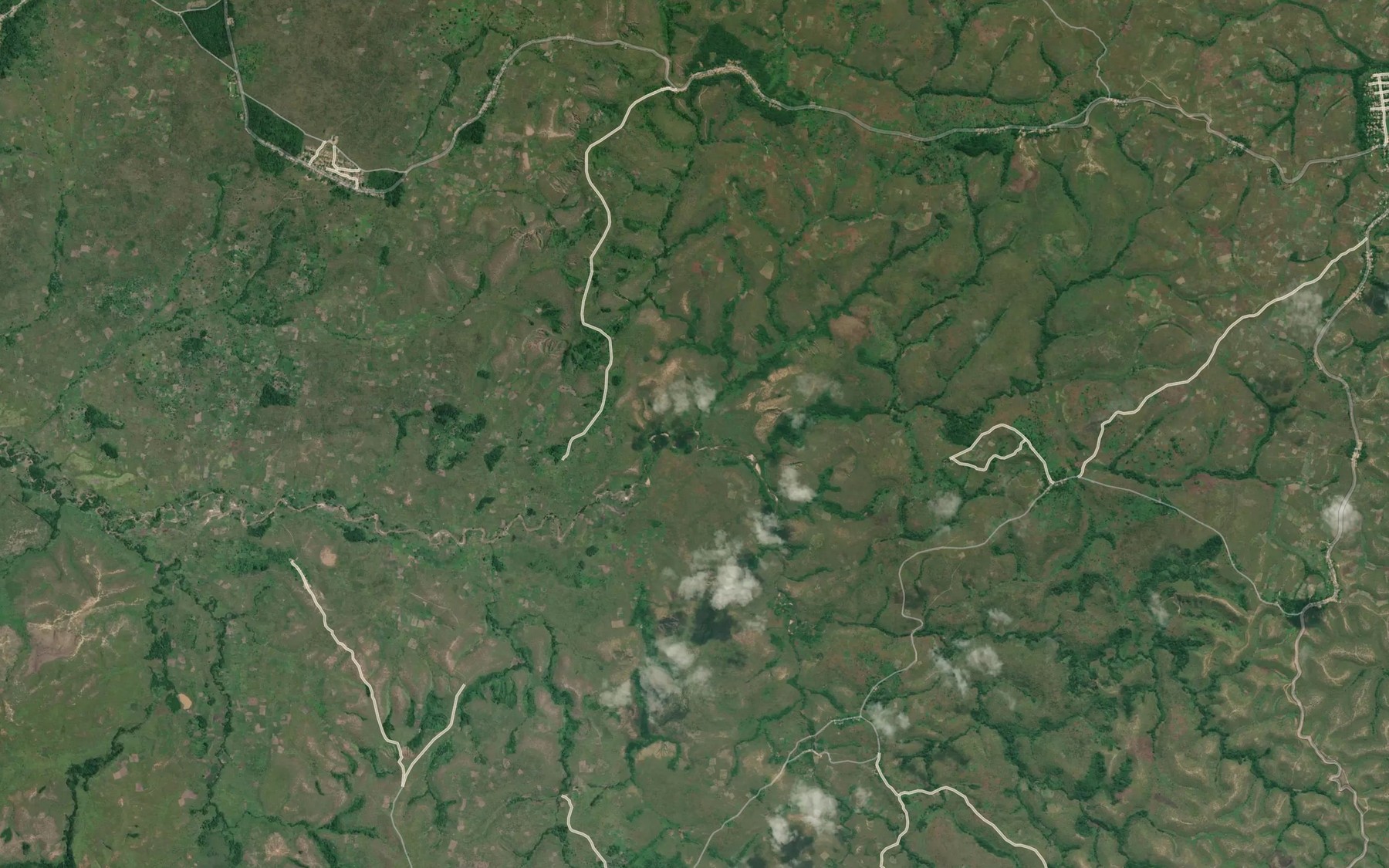 Satellite map of the Nindu