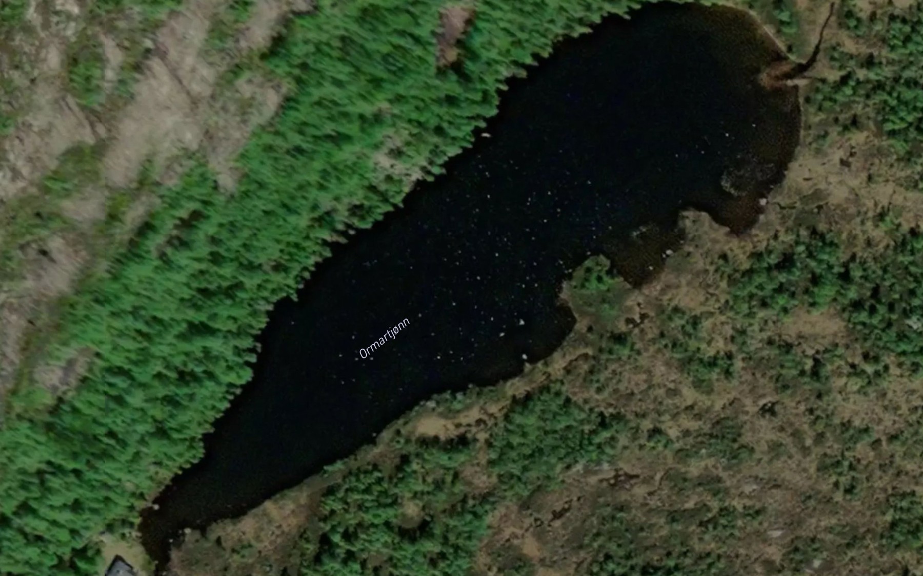 Satellite map of the Ormartjonn