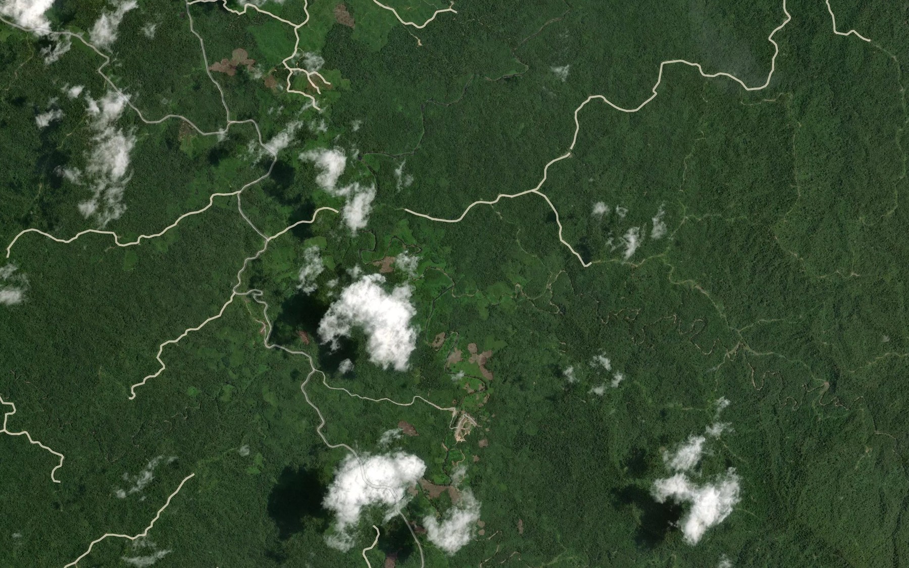 Satellite map of the Sungai Adin Besar