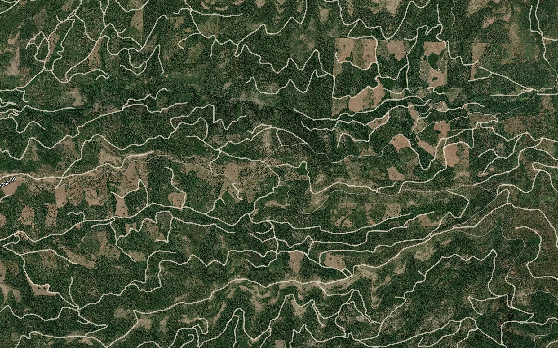 Satellite map of the Hermit Spring