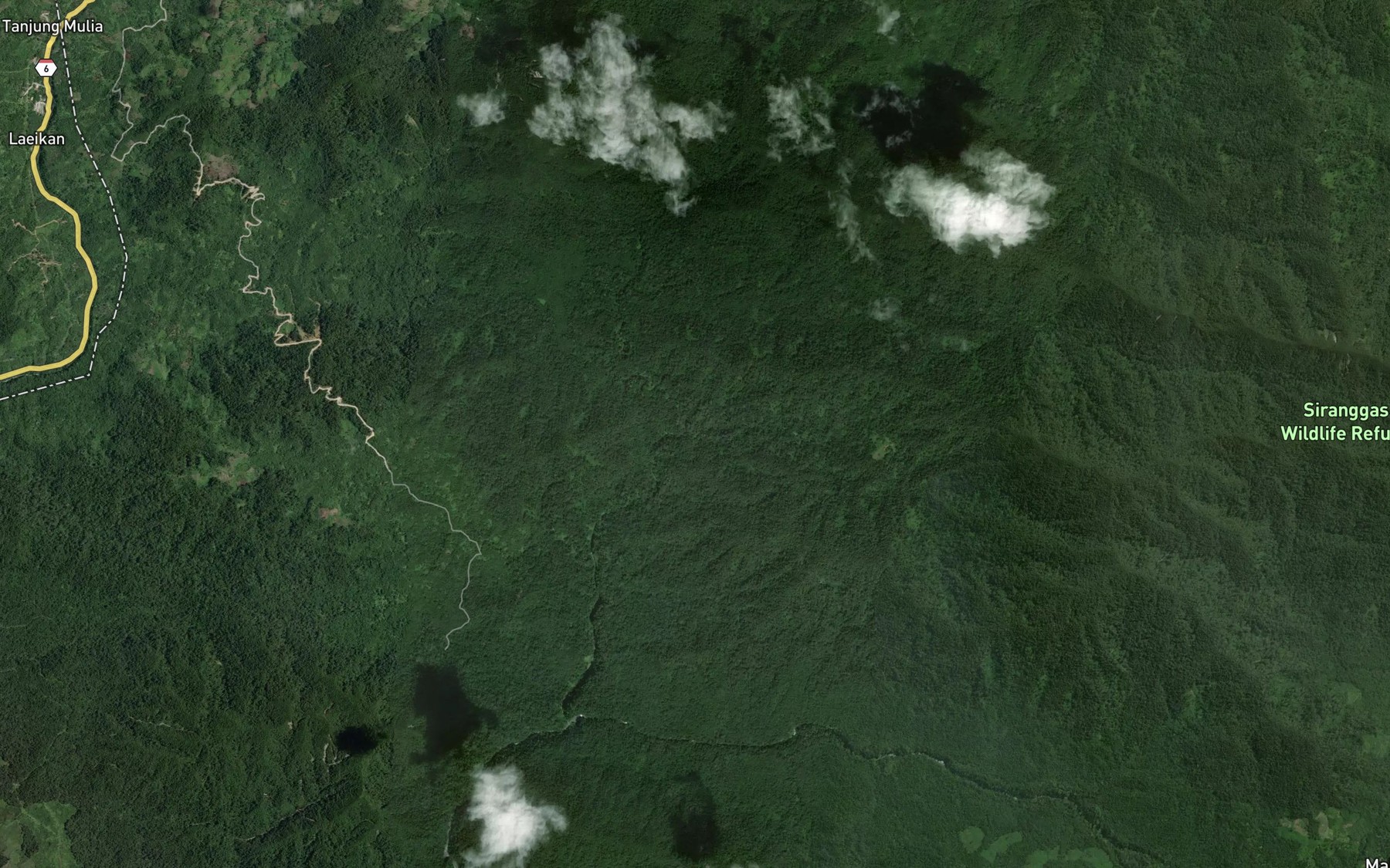 Satellite map of the Lae Pakupola