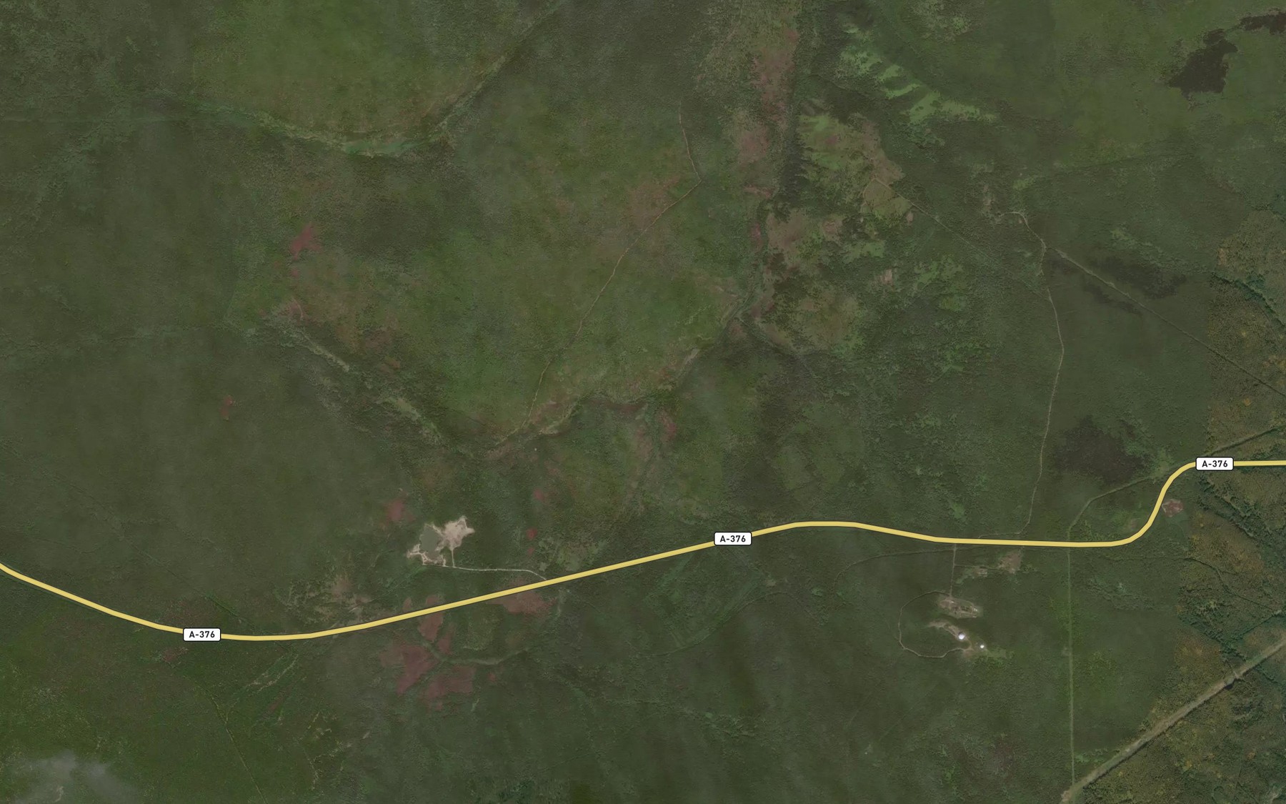 Satellite map of the Bezymyannyy