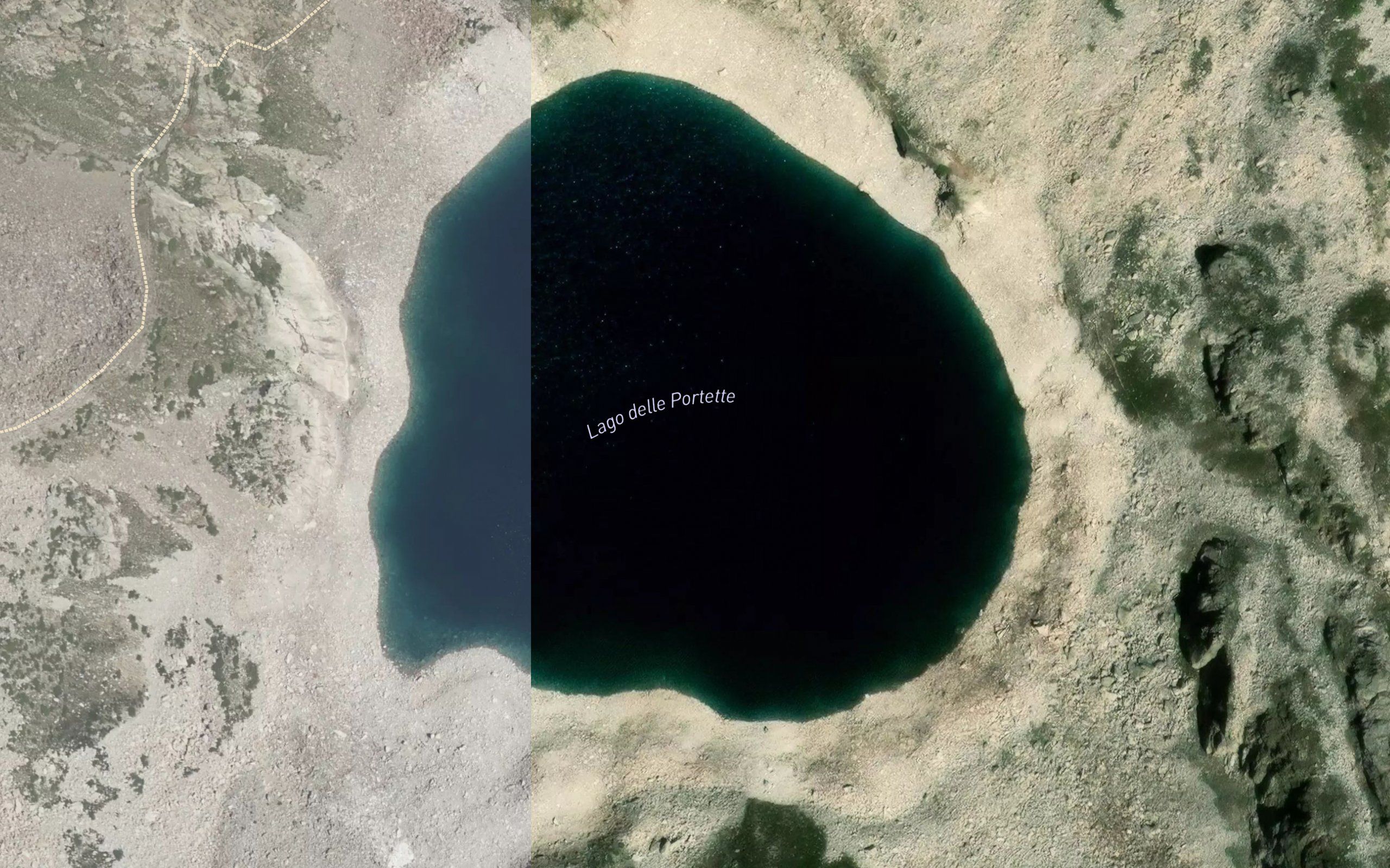 Lago delle Portette