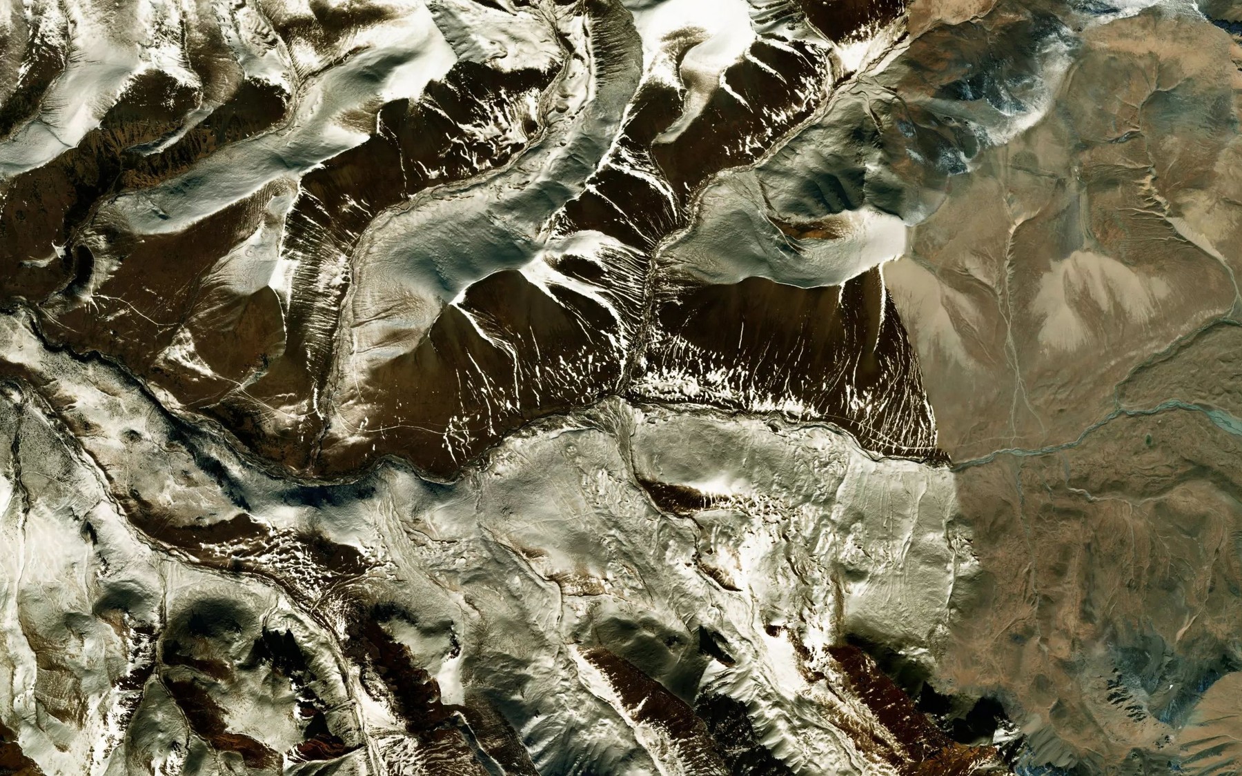 Satellite map of the Mayla