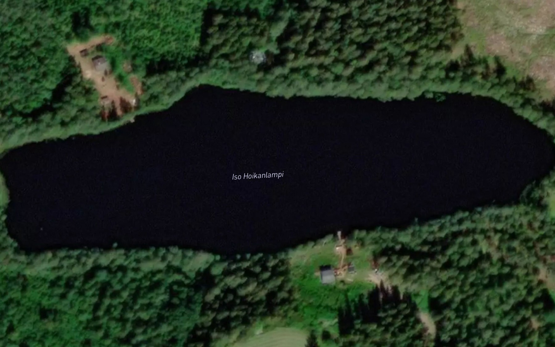 Satellite map of the Iso Hoikanlampi