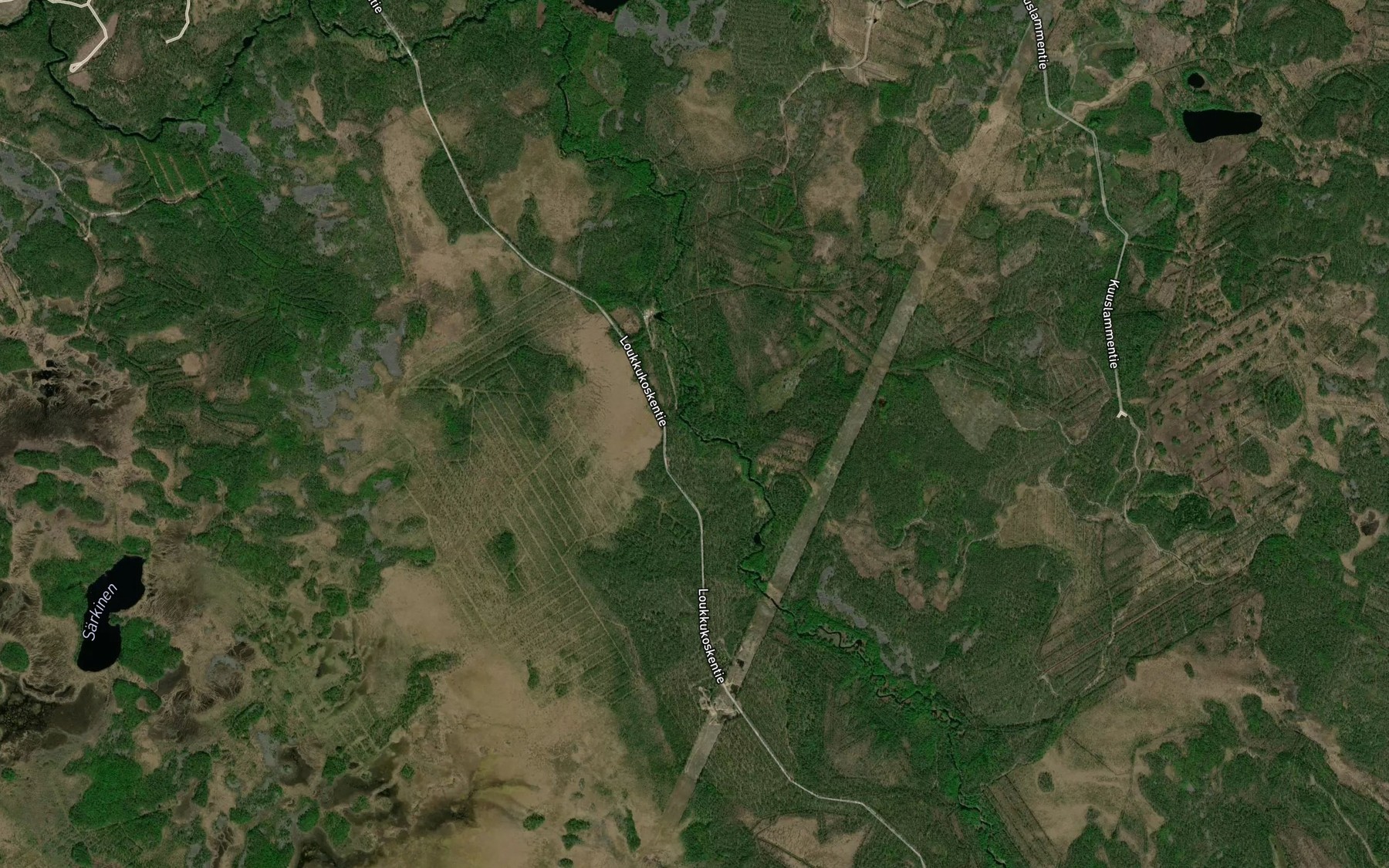 Satellite map of the Kokkokoski