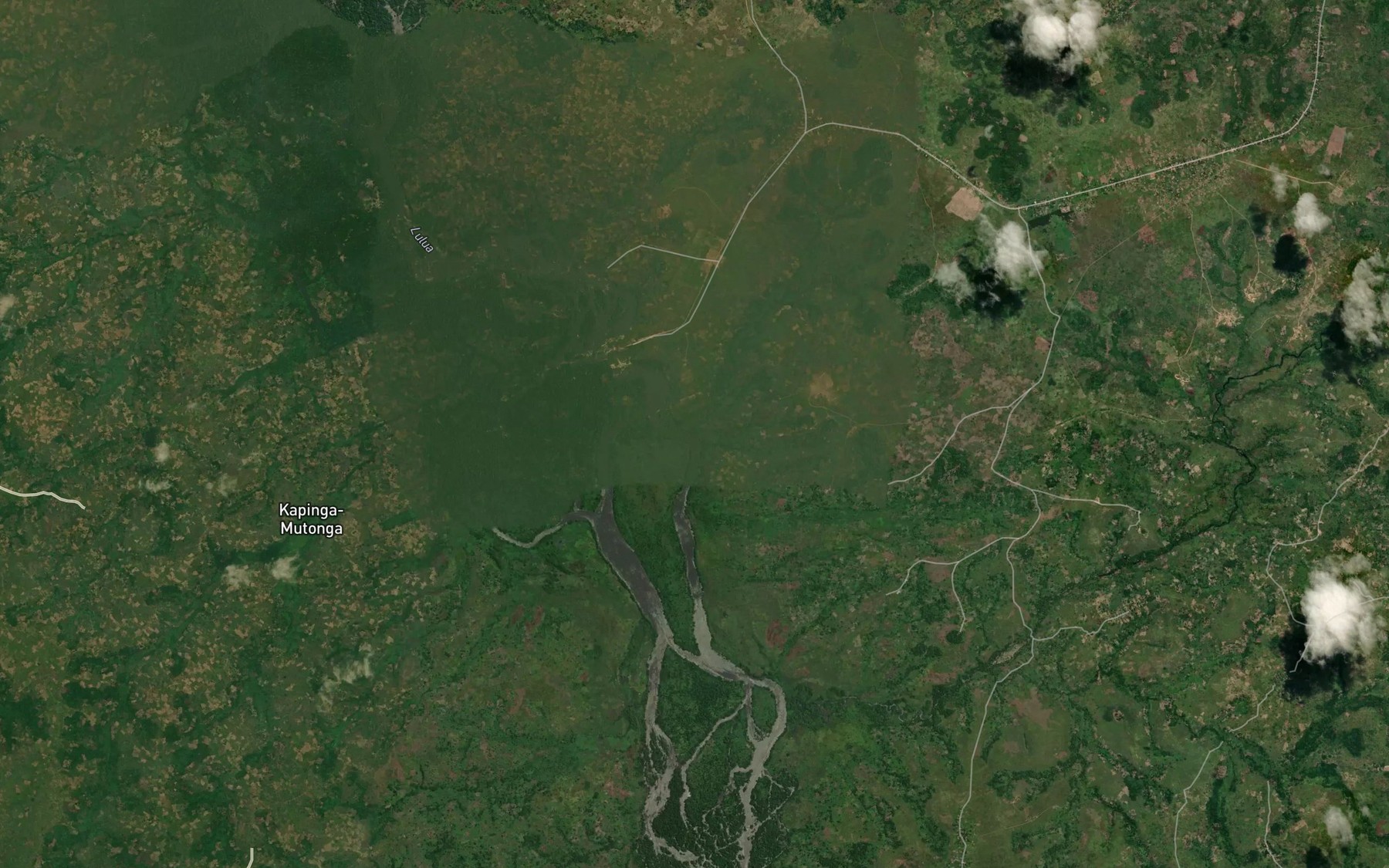 Satellite map of the Ngalala