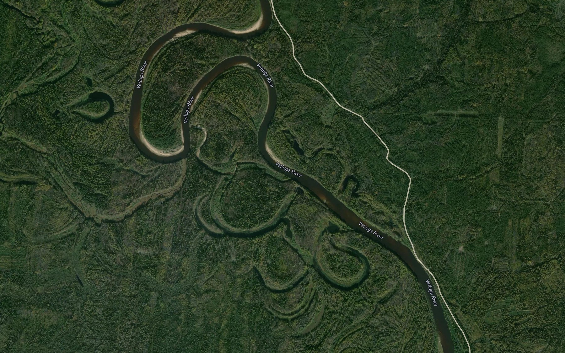 Satellite map of the Kartseukha