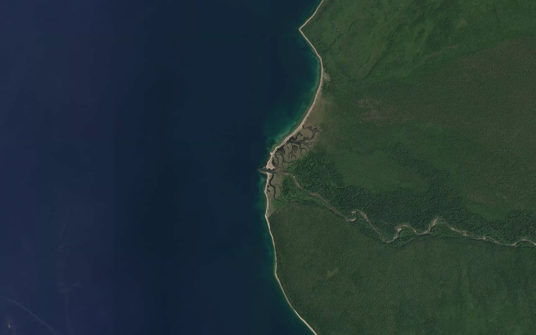 Satellite map of the Shagnanda