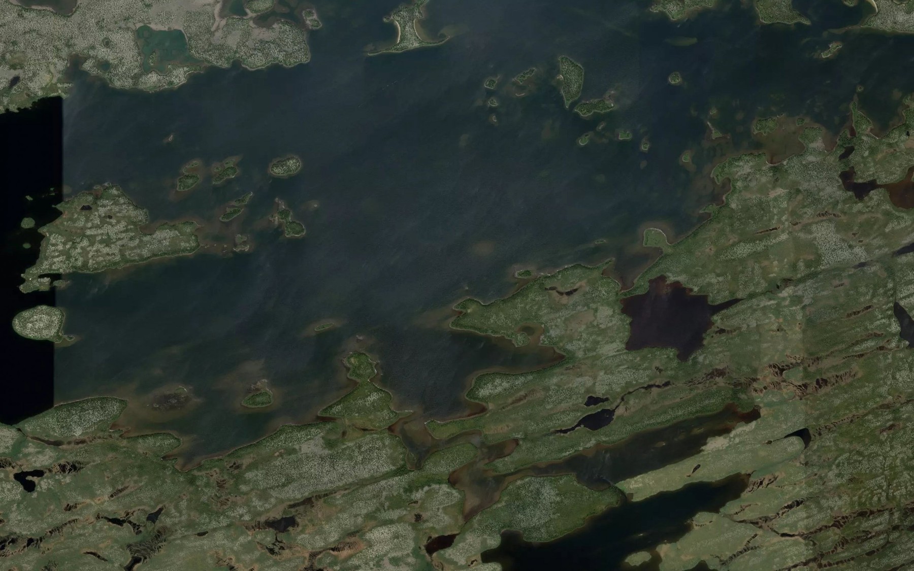 Satellite map of the Riviere Wiyawachikamastikw Auchiwiwach