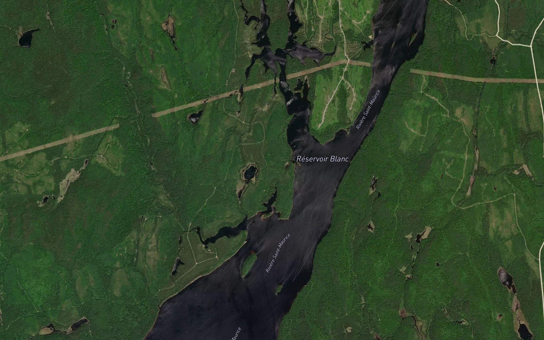 Satellite map of the Baie de la Jolie