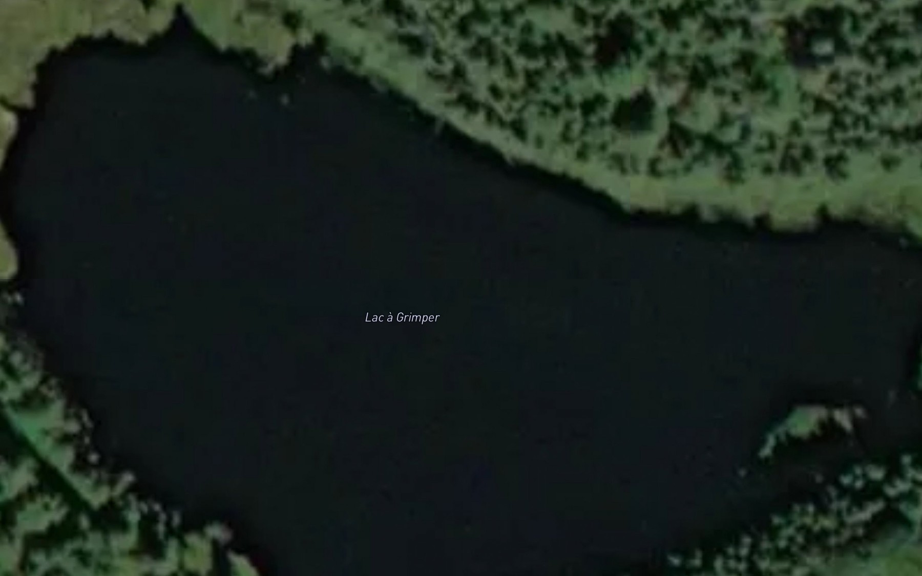 Satellite map of the Lac a Grimper
