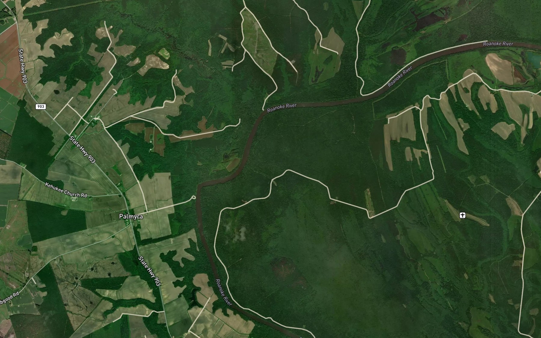 Satellite map of the Thompson Gut