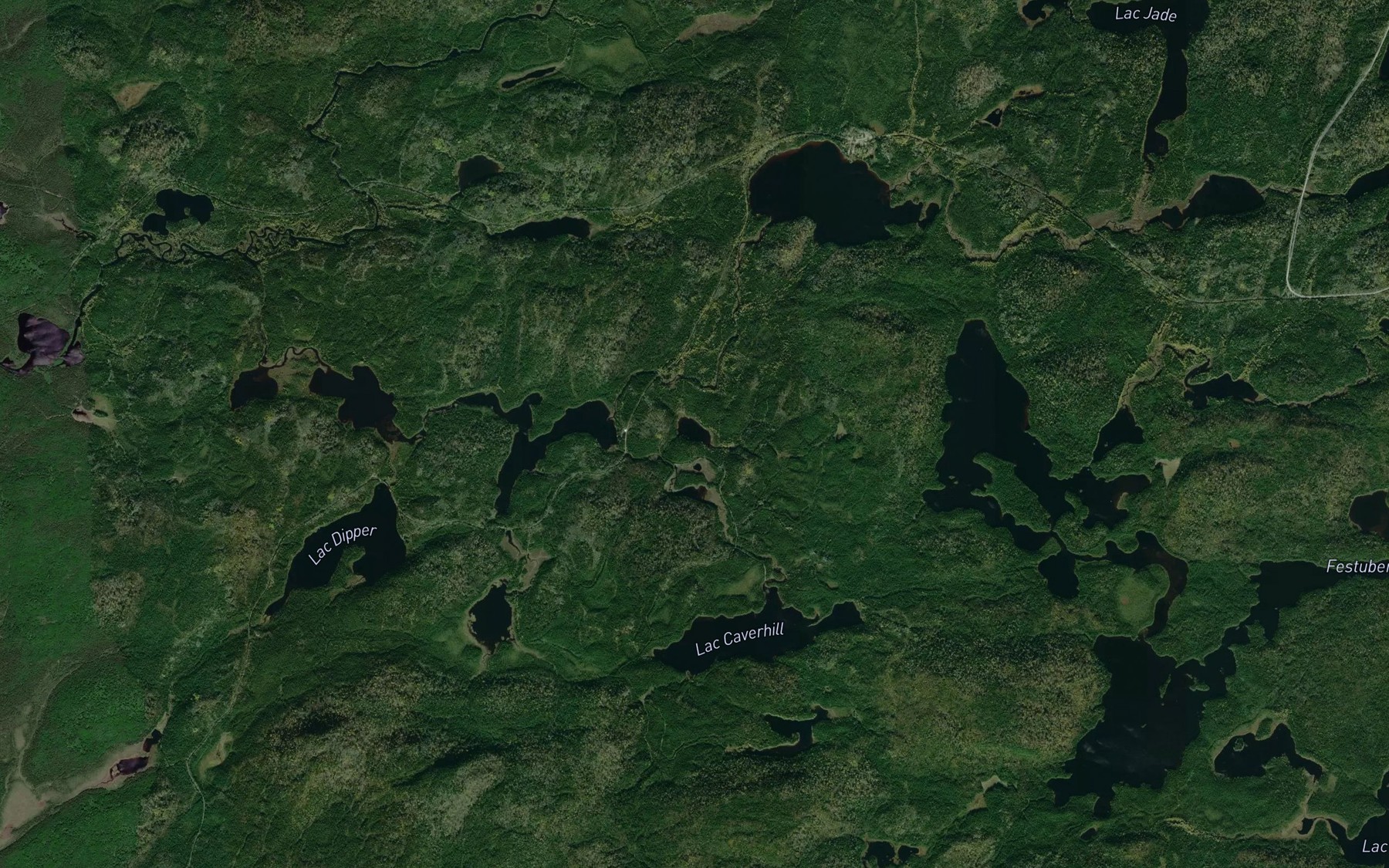 Satellite map of the Lac de l'Urubu