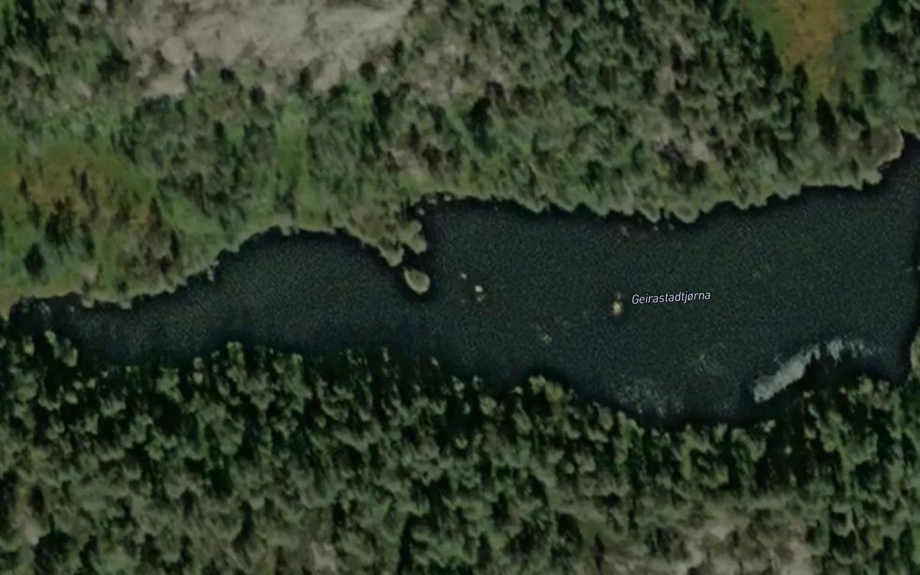 Satellite map of the Geirastadtjorna