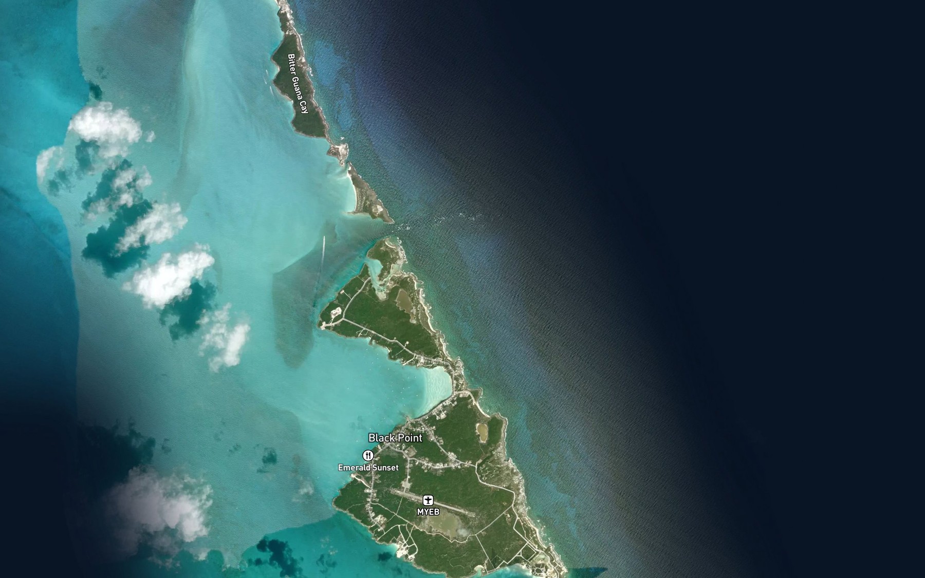 Satellite map of the Dotham Cut