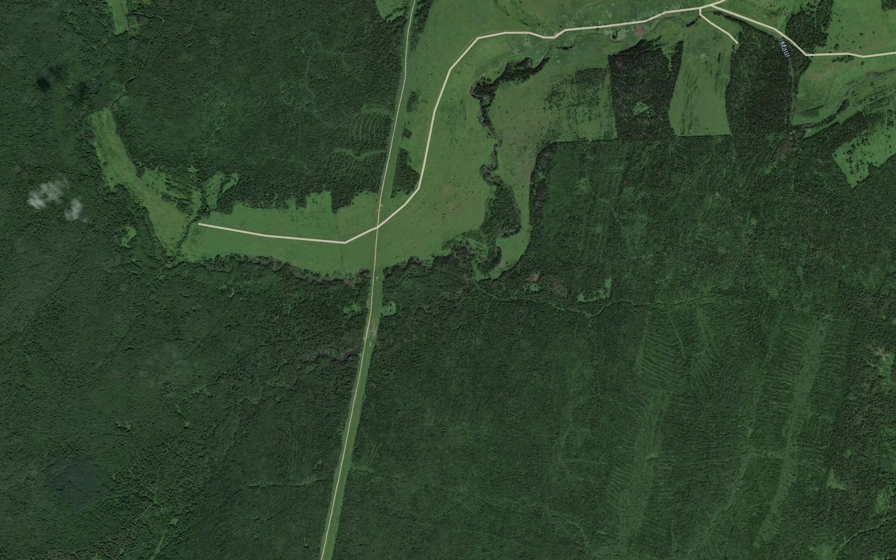 Satellite map of the Shuy