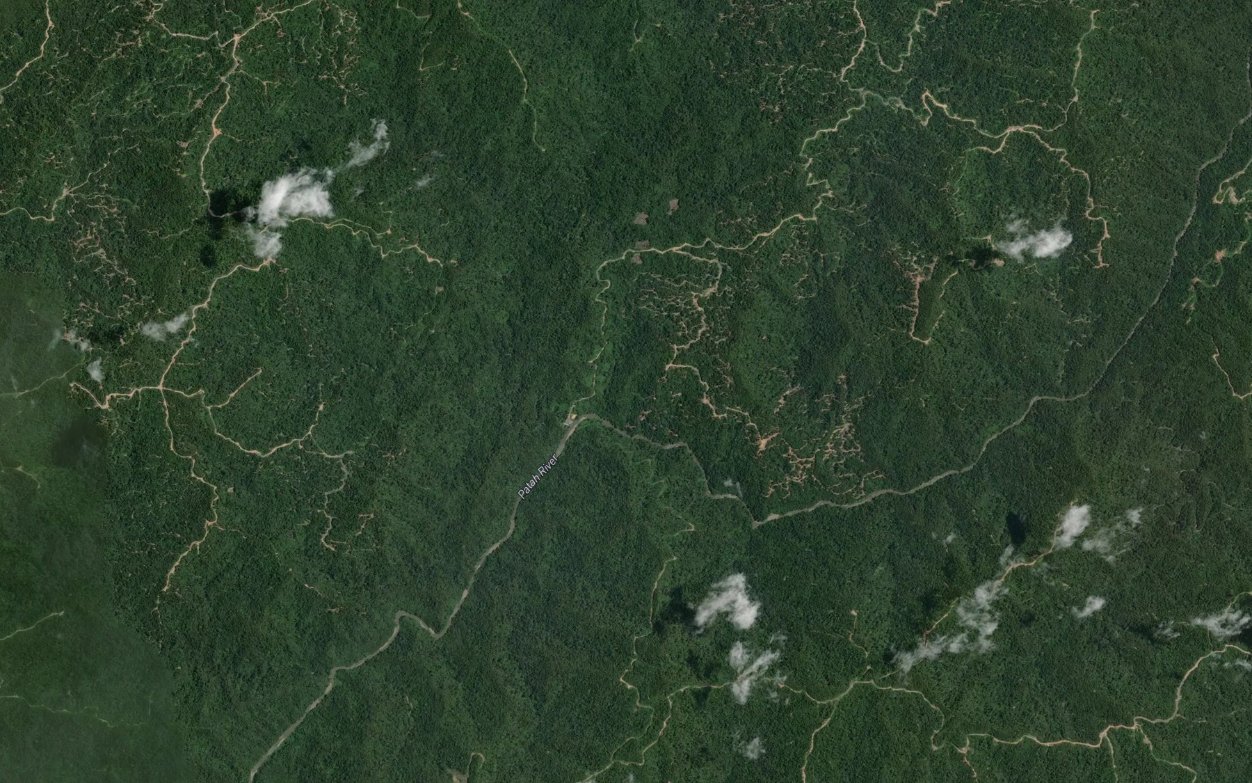 Satellite map of the Sungai Sangan