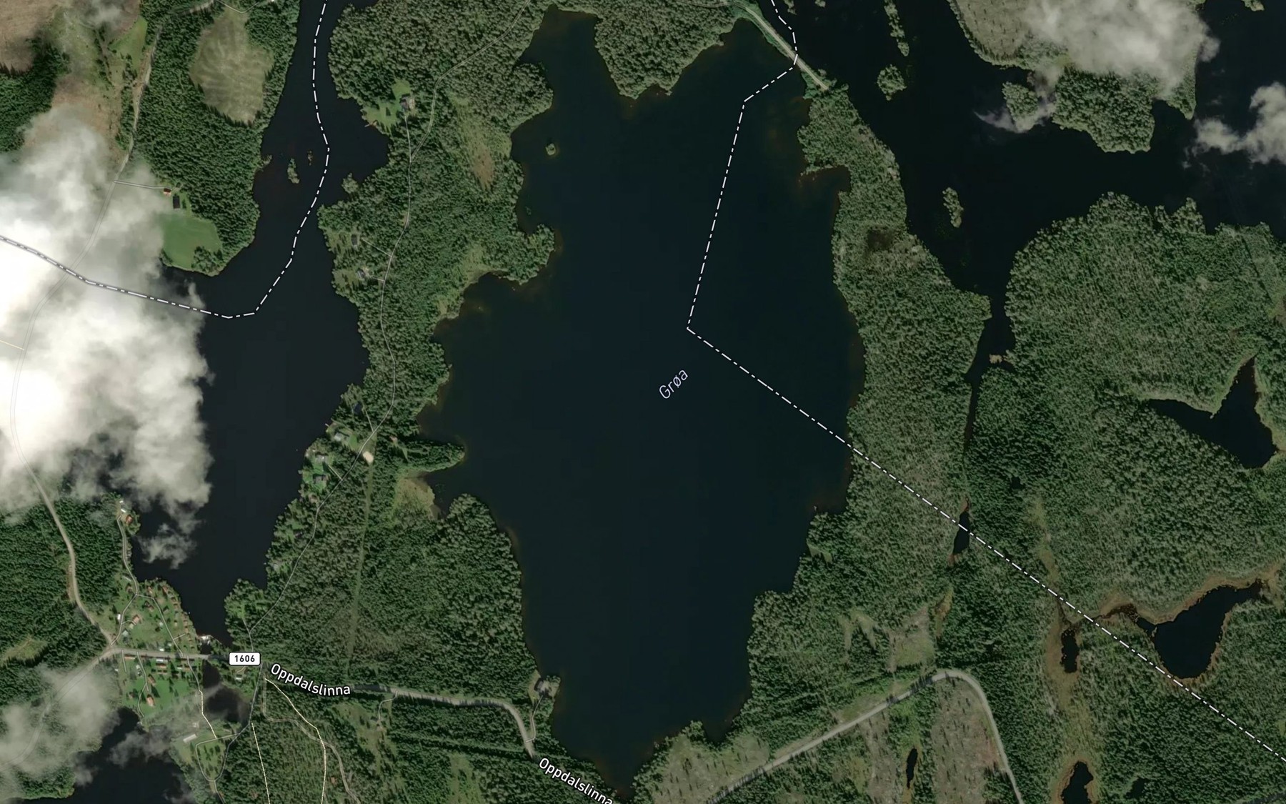 Satellite map of the Groa