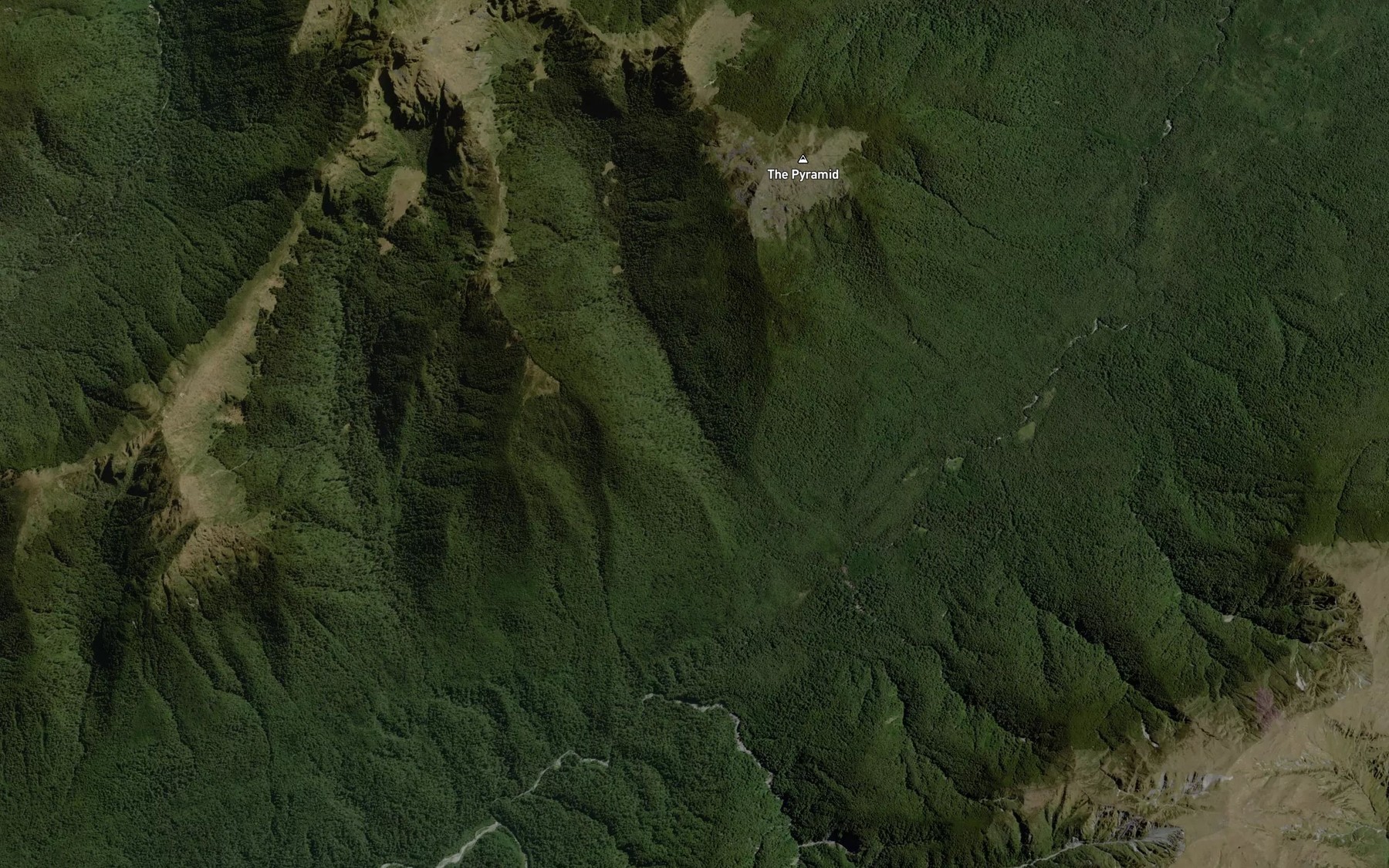 Satellite map of the Tass River