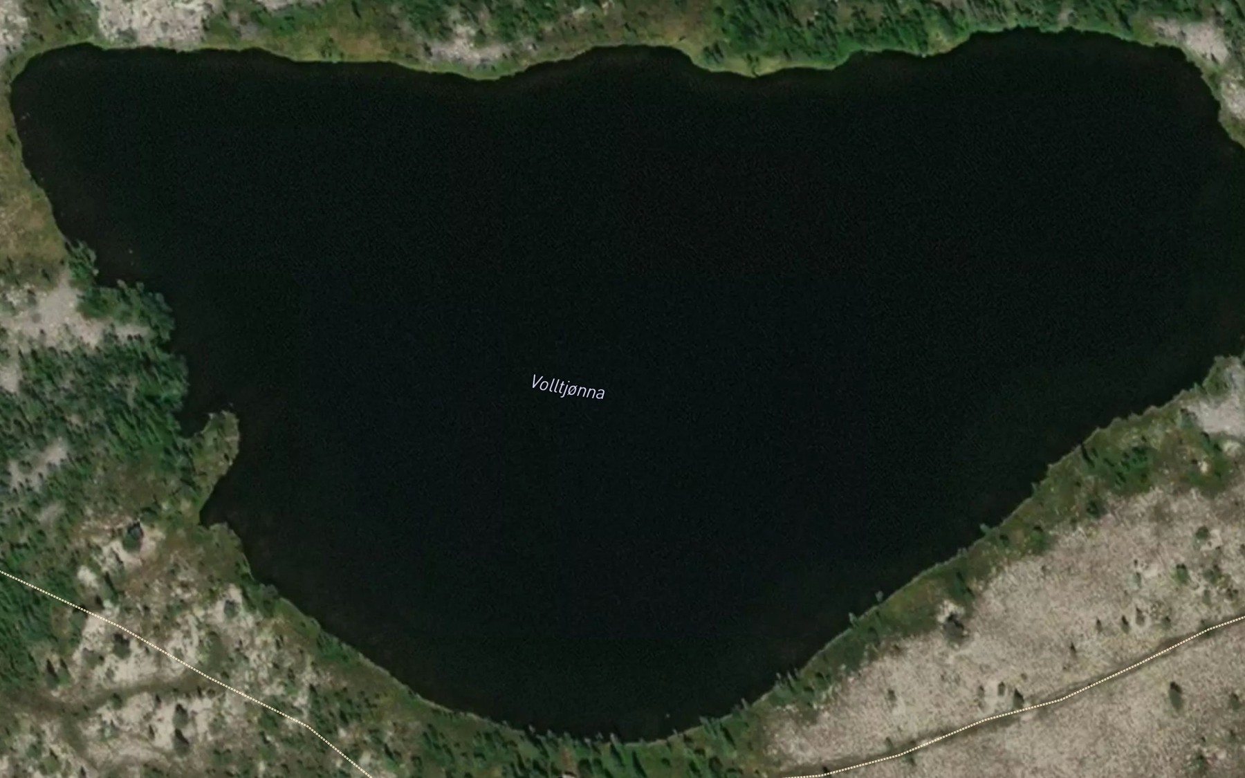 Satellite map of the Volltjorna