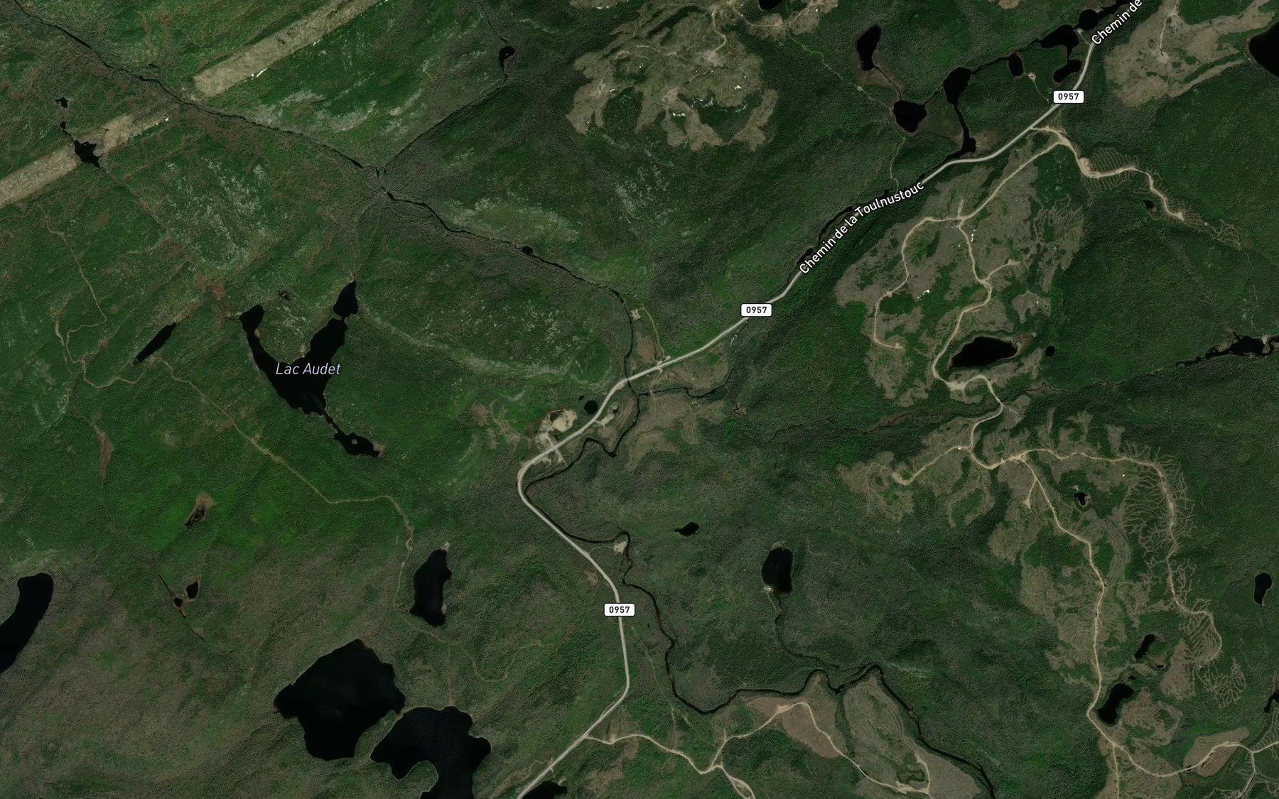 Satellite map of the Ruisseau Chasseur