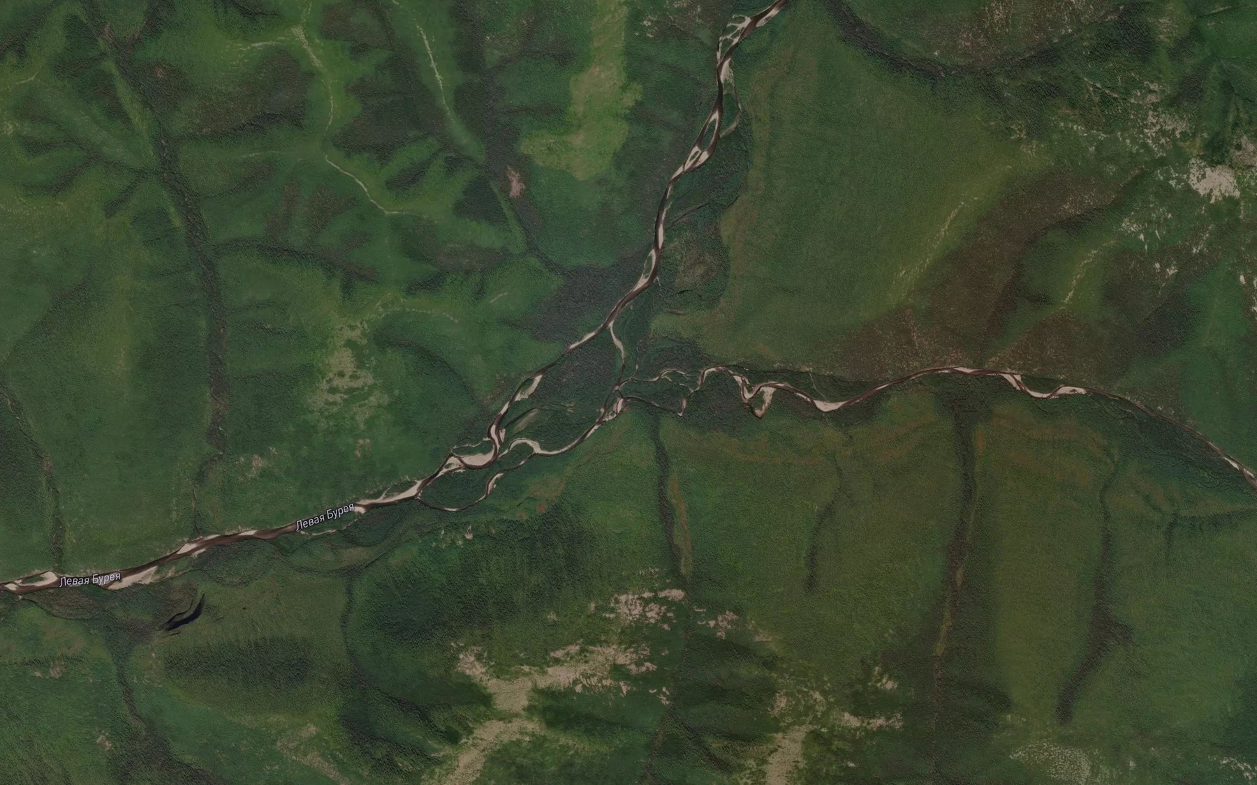 Satellite map of the Korbokhon