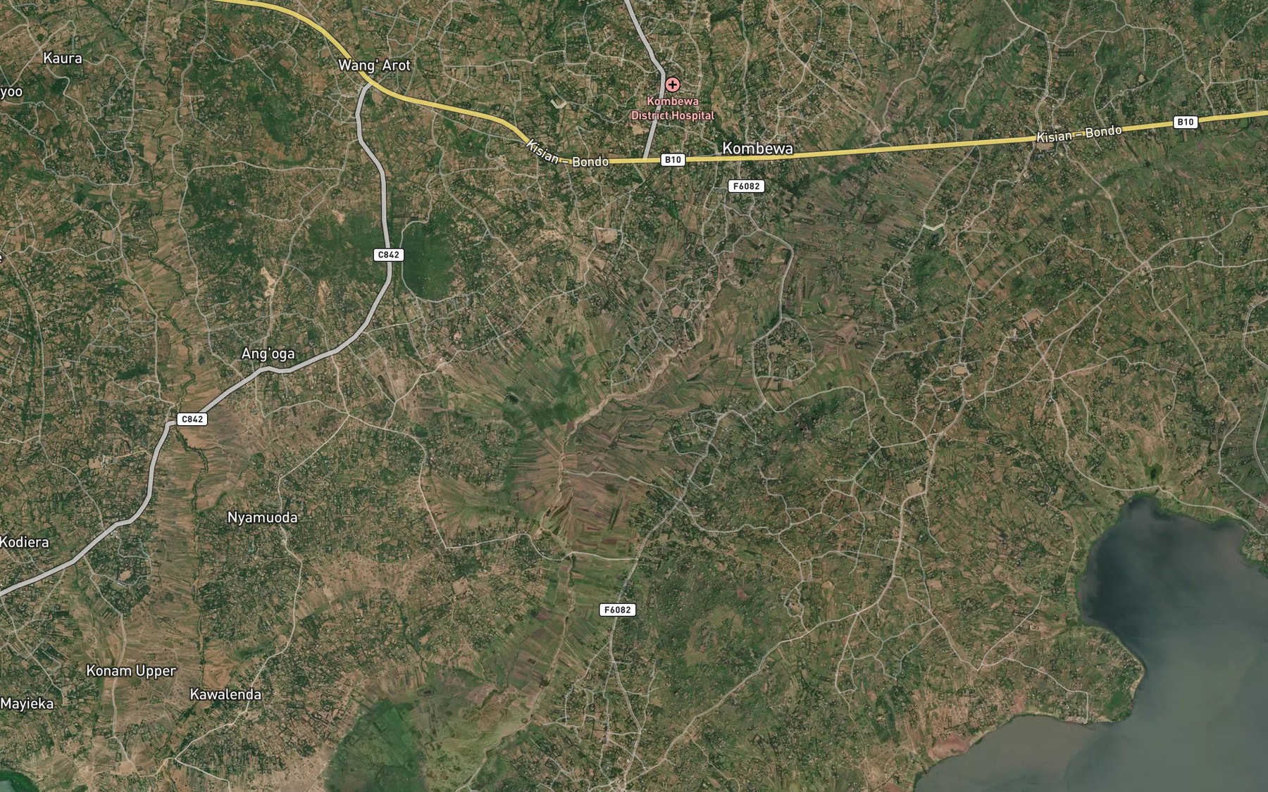 Satellite map of the Nyamgun