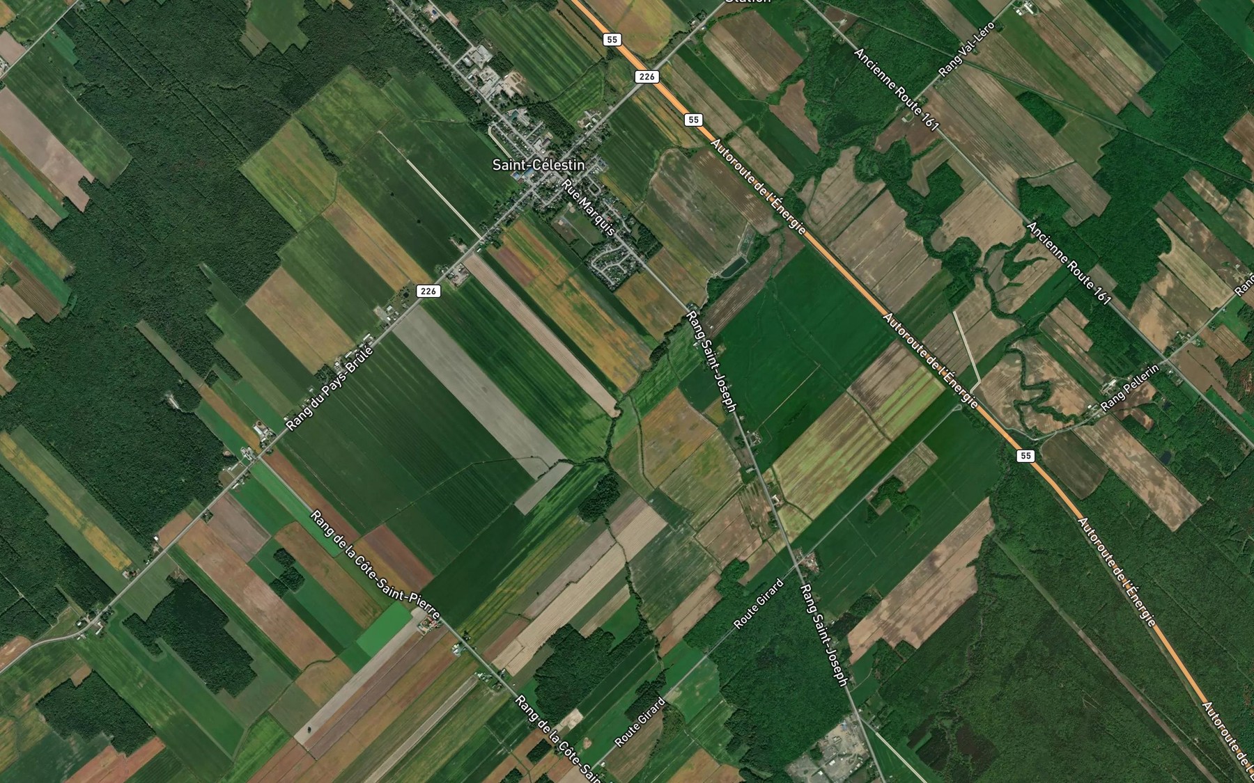 Satellite map of the Ruisseau Letreco