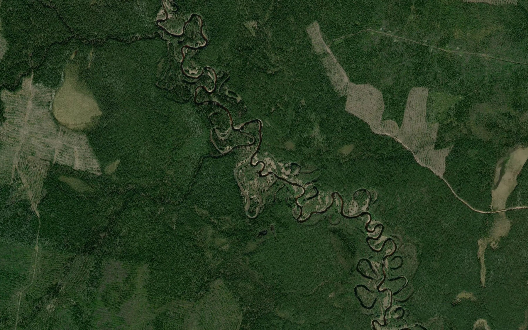 Satellite map of the Shun"el'