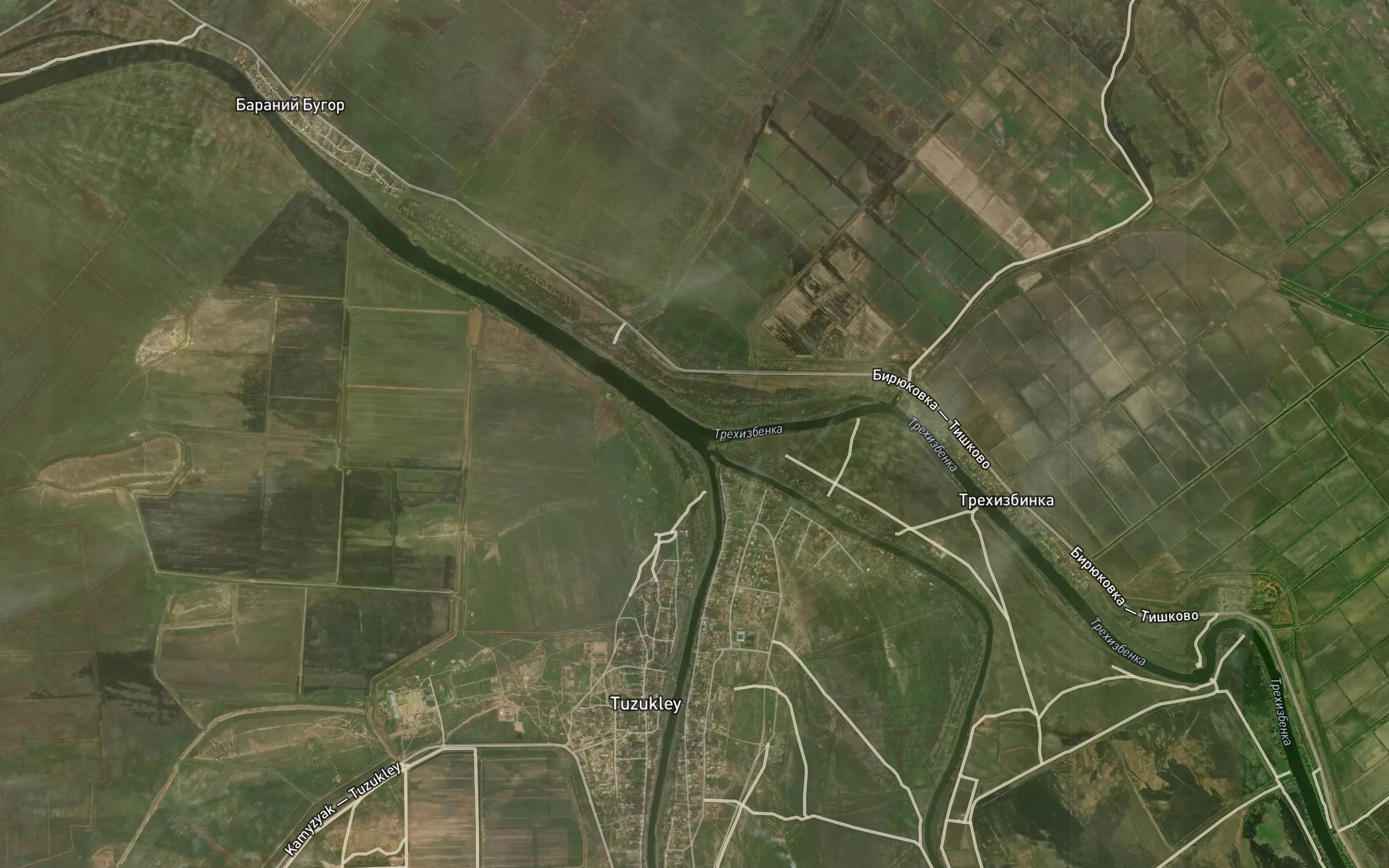 Satellite map of the Bolda