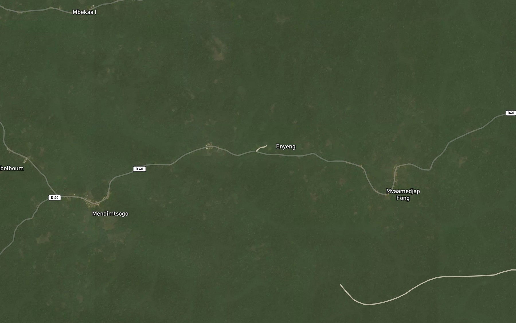 Satellite map of the Mindim