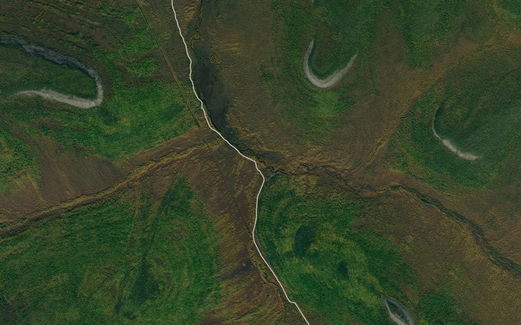 Satellite map of the Inaktakh