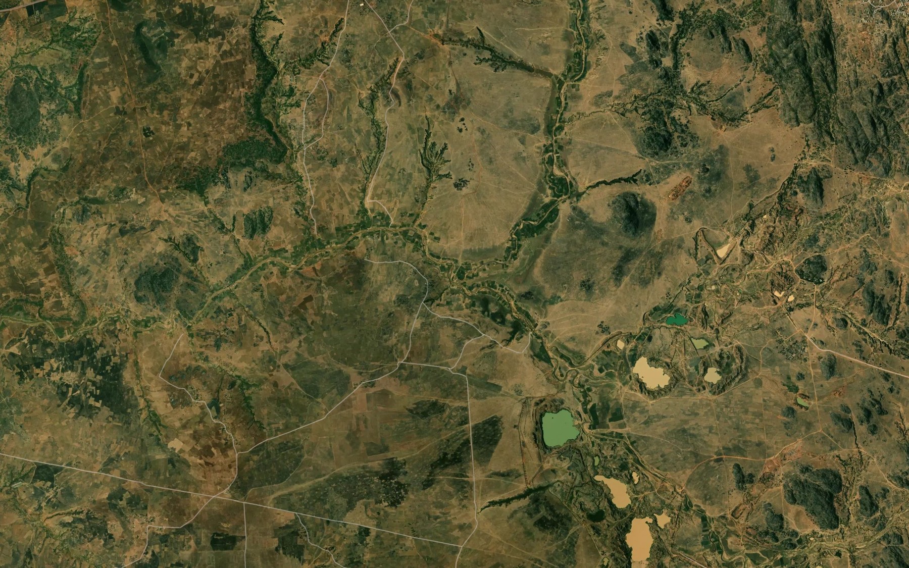 Satellite map of the Rafin Bauna