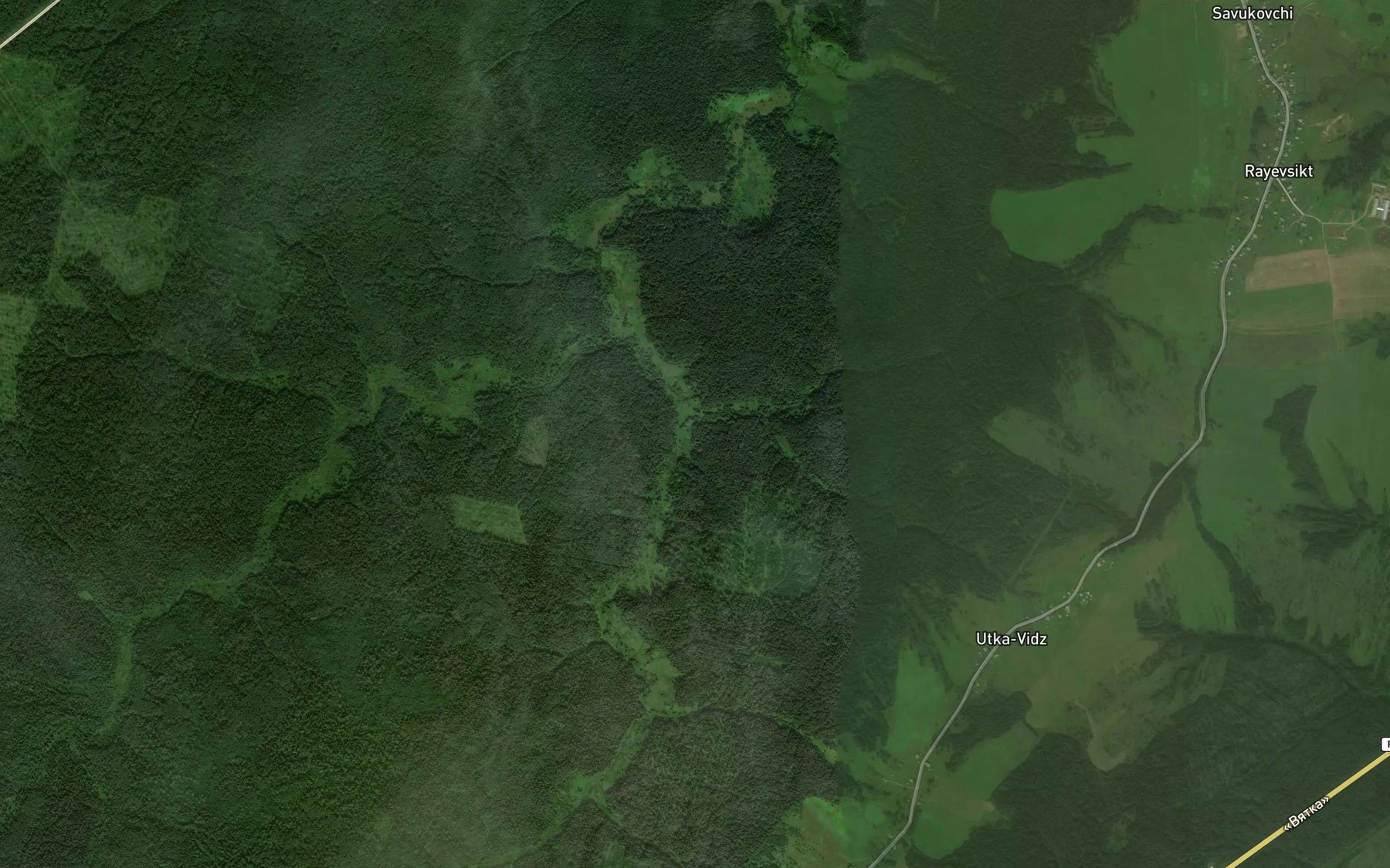 Satellite map of the Zetya