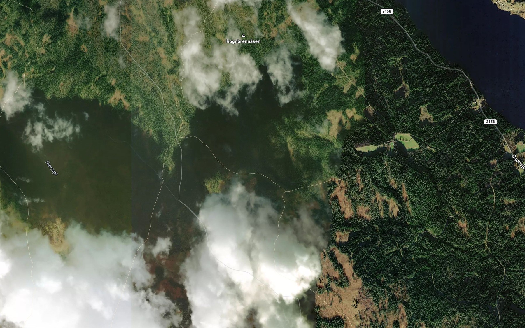 Satellite map of the Harbekken